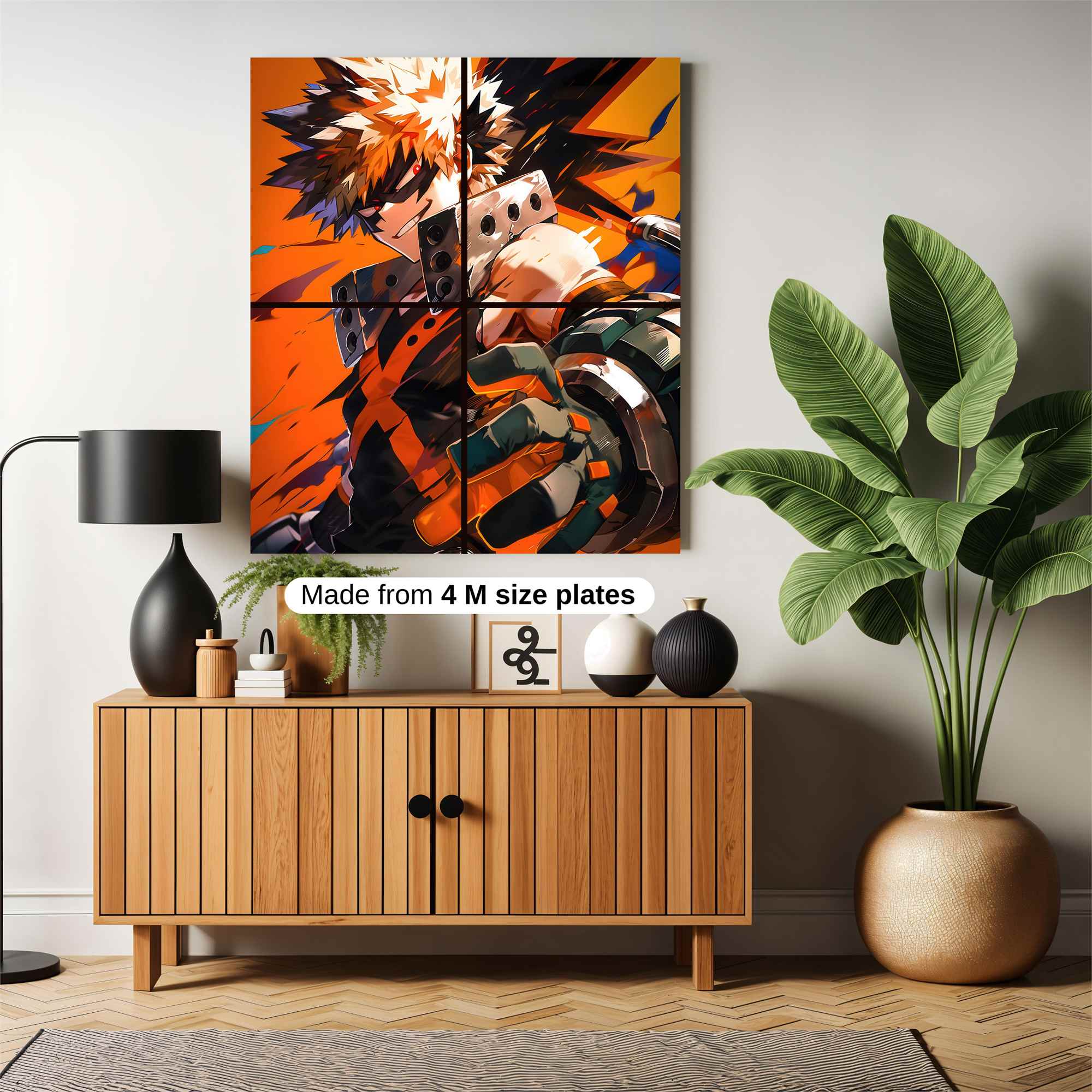 Bakugo Fierce Safe Wall Magnetic / M