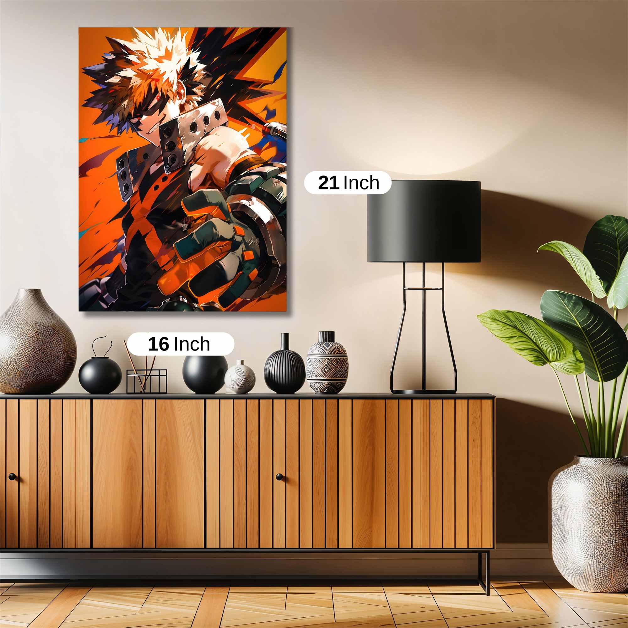 Bakugo Fierce Safe Wall Magnetic / M