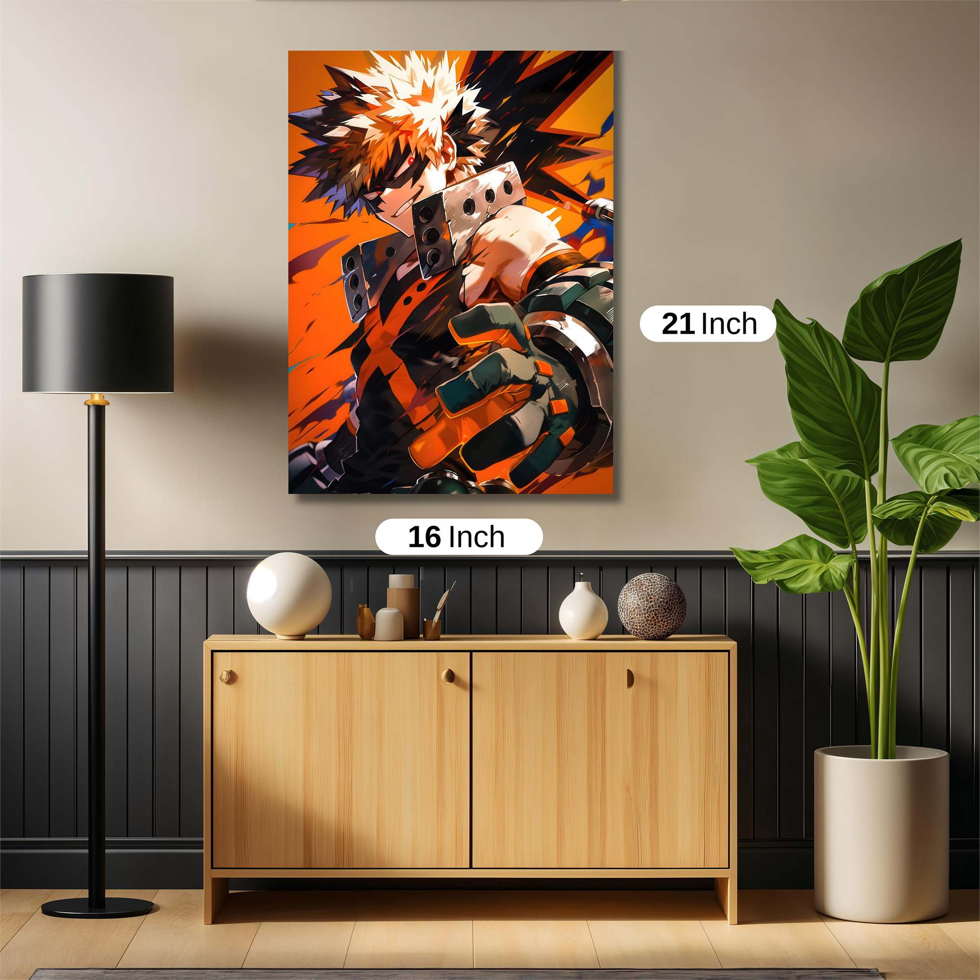 Bakugo Fierce Safe Wall Magnetic / M