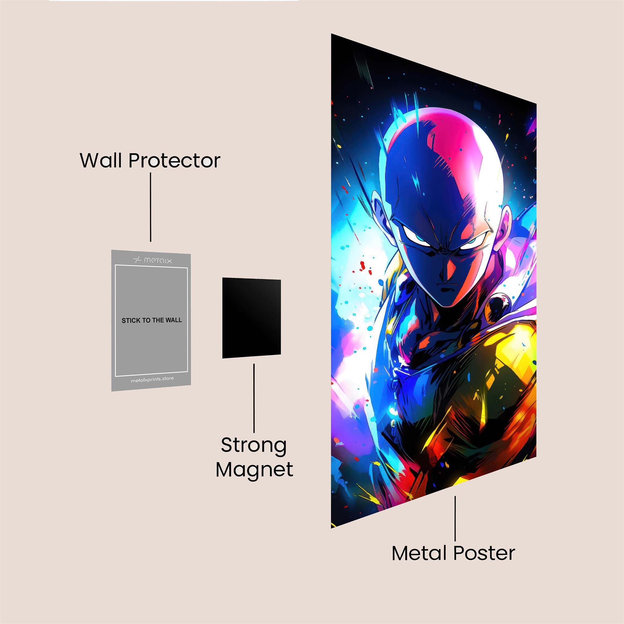 Saitama Radiant Safe Wall Magnetic / M