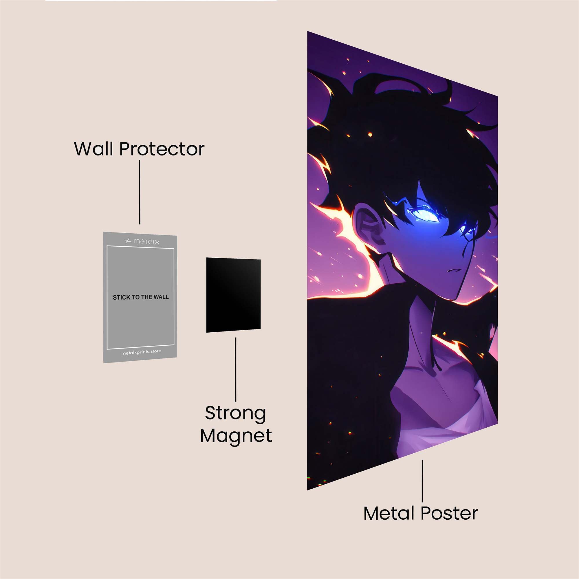 Glow Enigma Safe Wall Magnetic / M