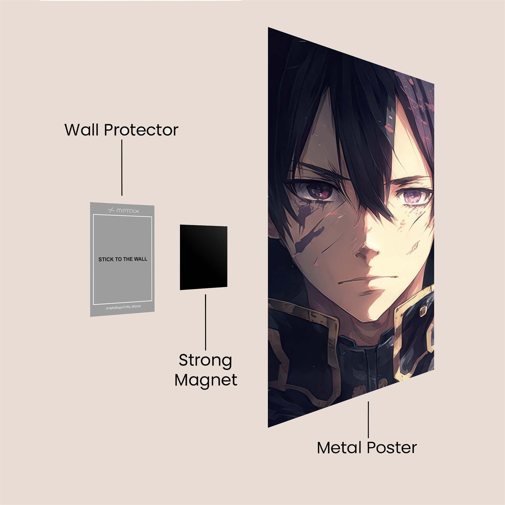 Eren Rage Safe Wall Magnetic / M