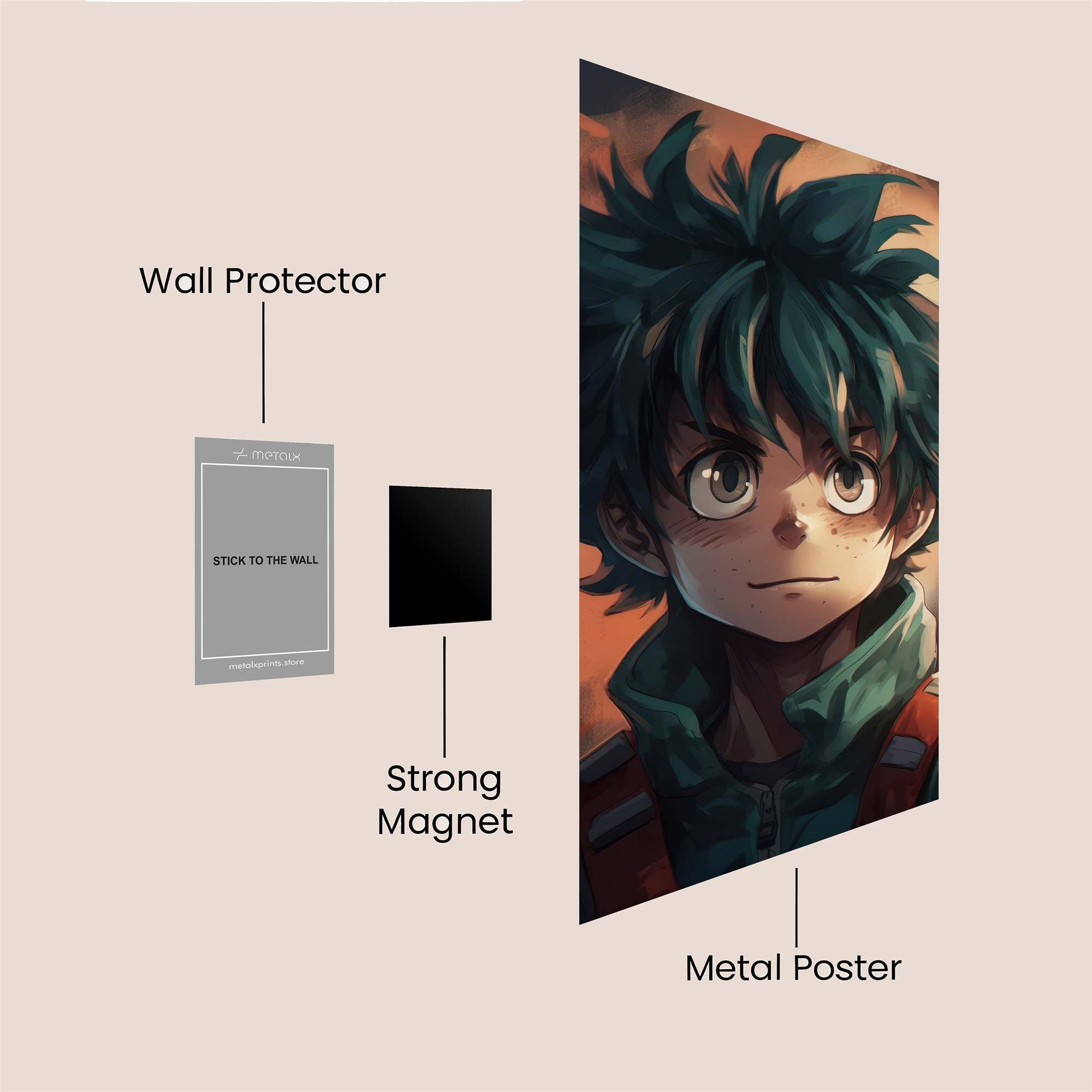 Izuku Intense Safe Wall Magnetic / M