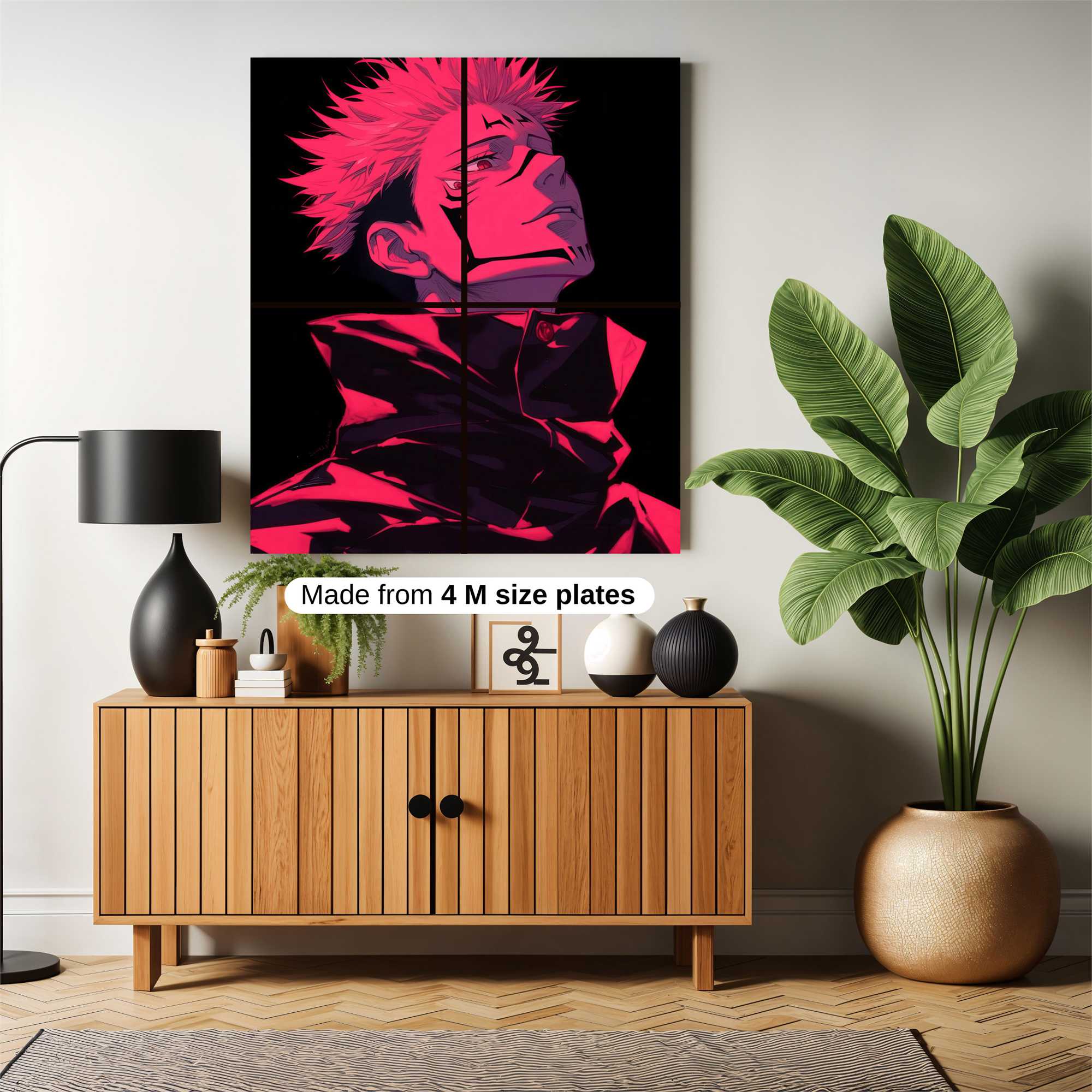 Sukuna Sinister Safe Wall Magnetic / M