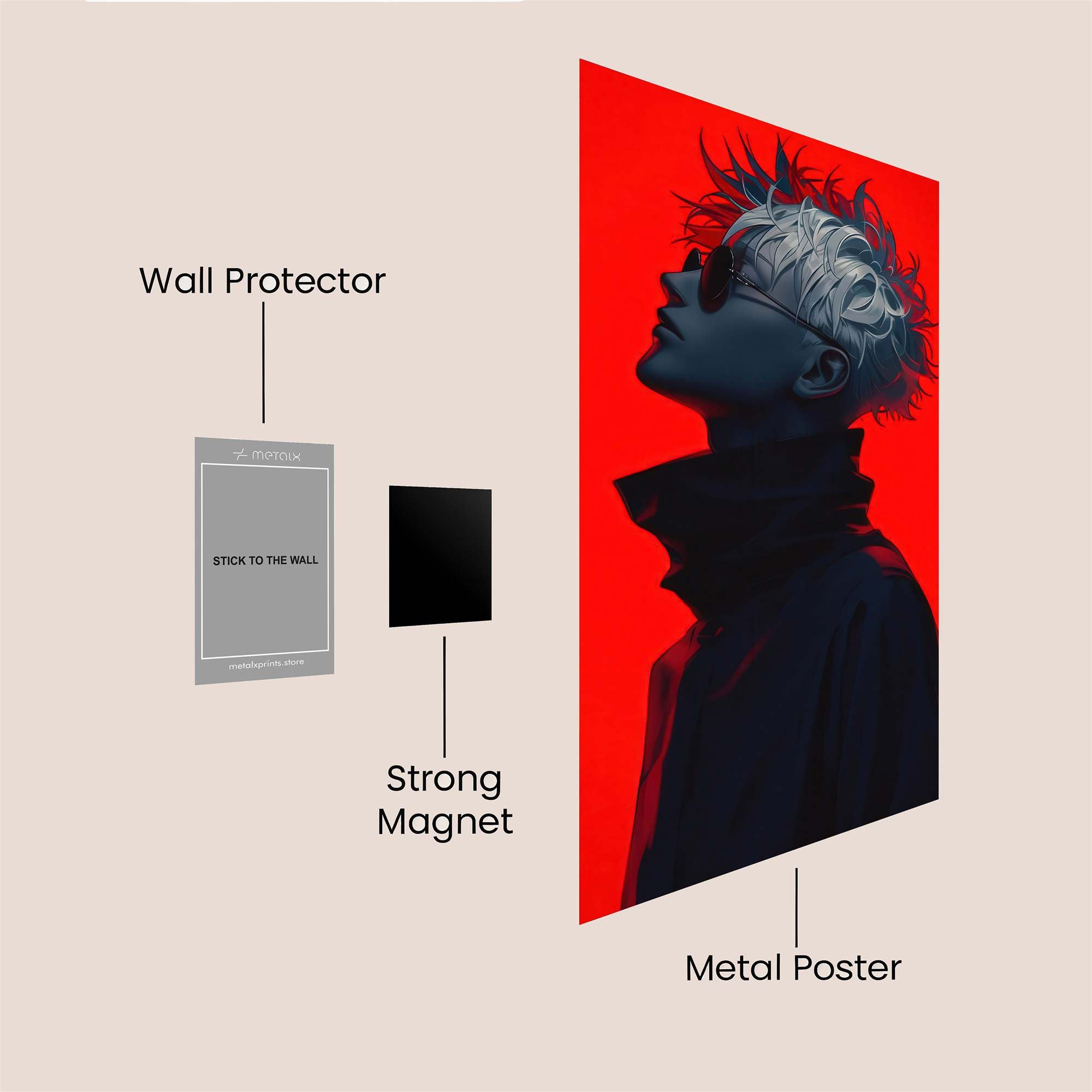 Satoru Serene Safe Wall Magnetic / M