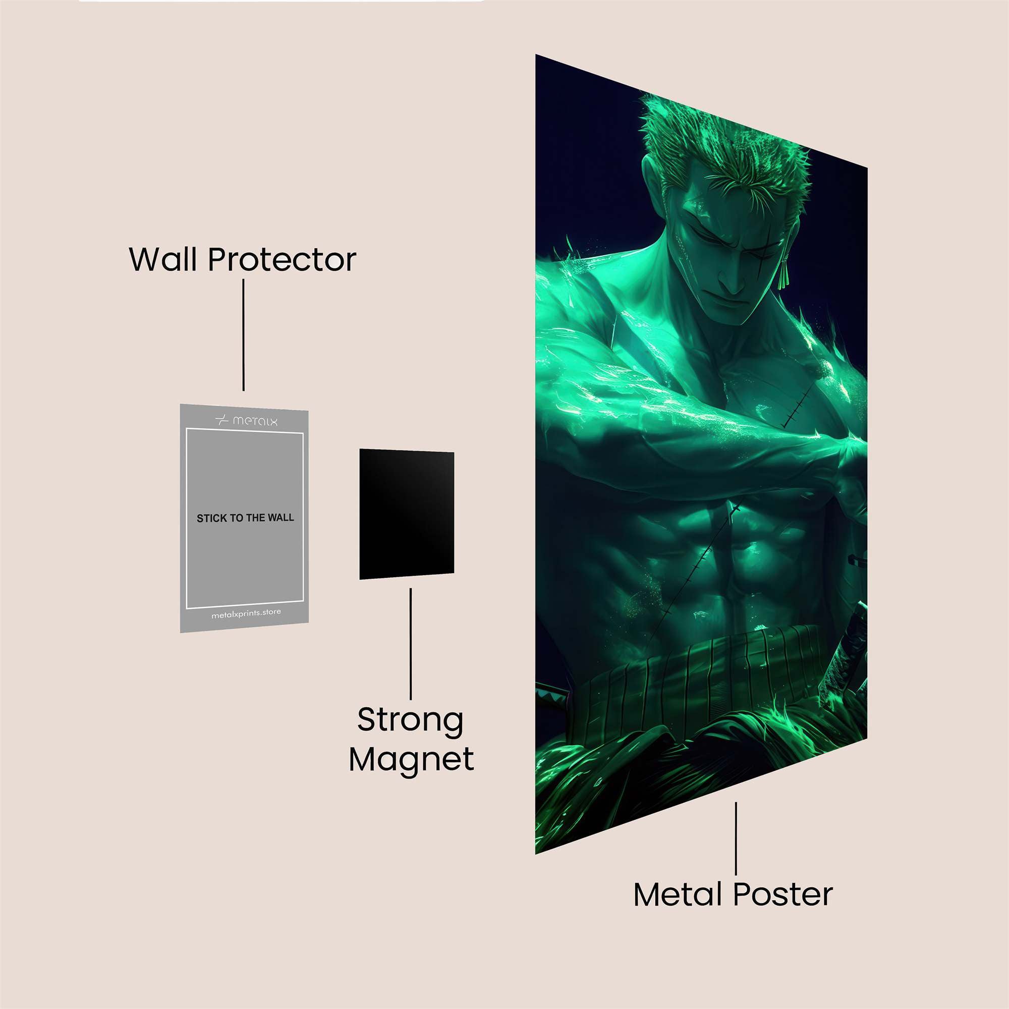 Roronoa Resolute Safe Wall Magnetic / M