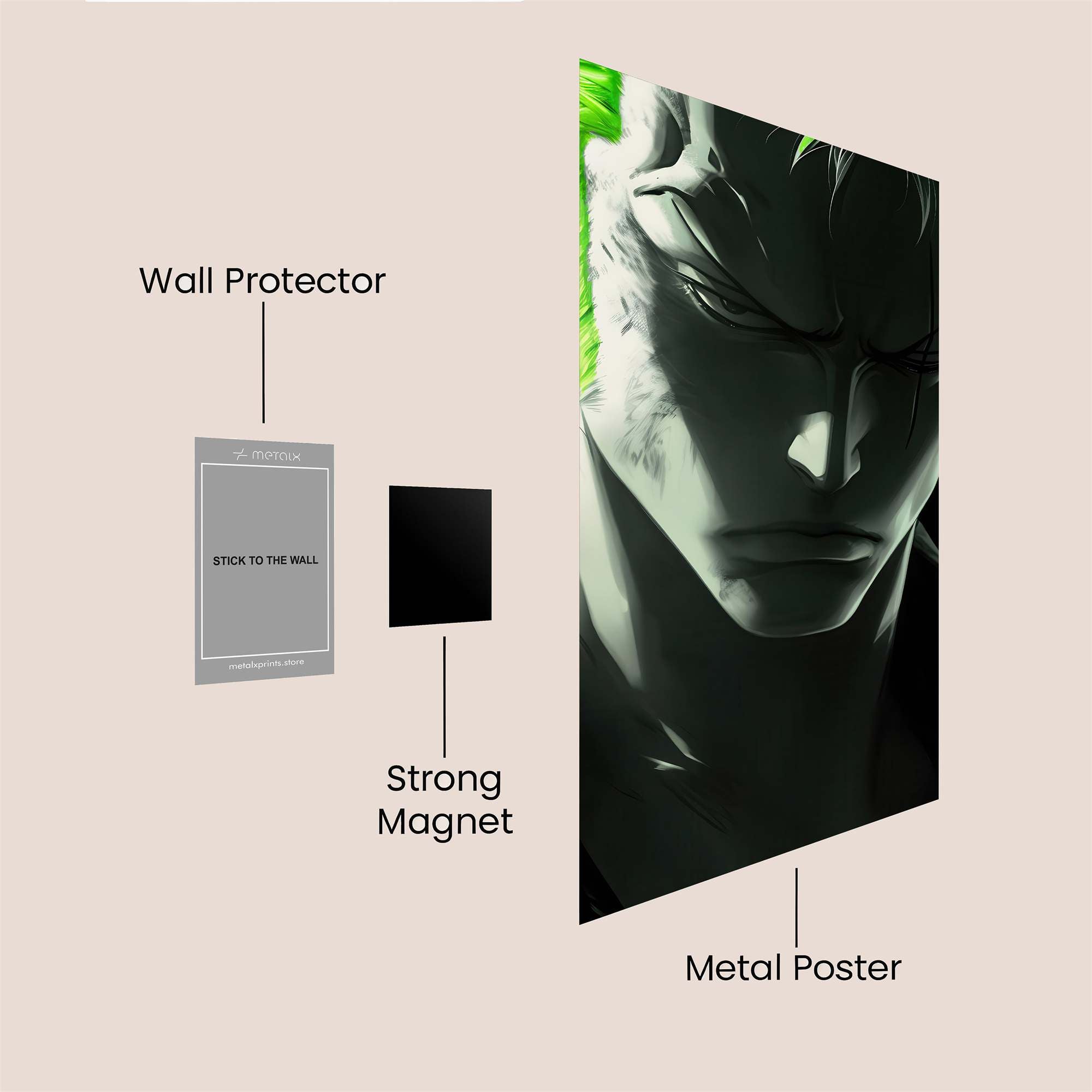 Roronoa Resolute Safe Wall Magnetic / M