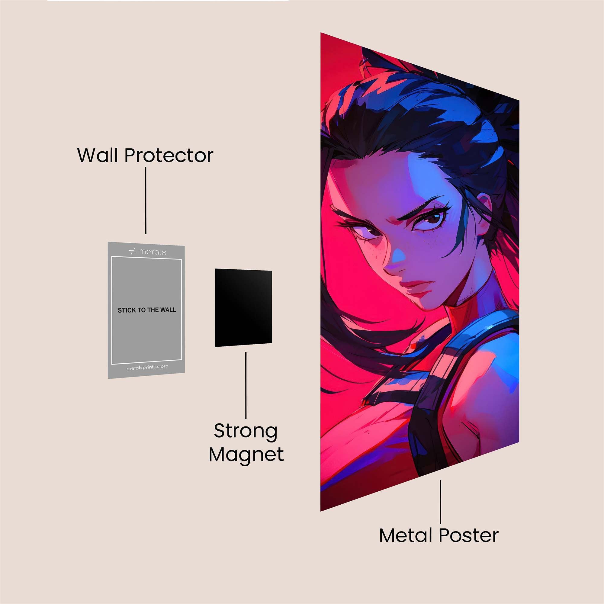 Juri Intense Safe Wall Magnetic / M