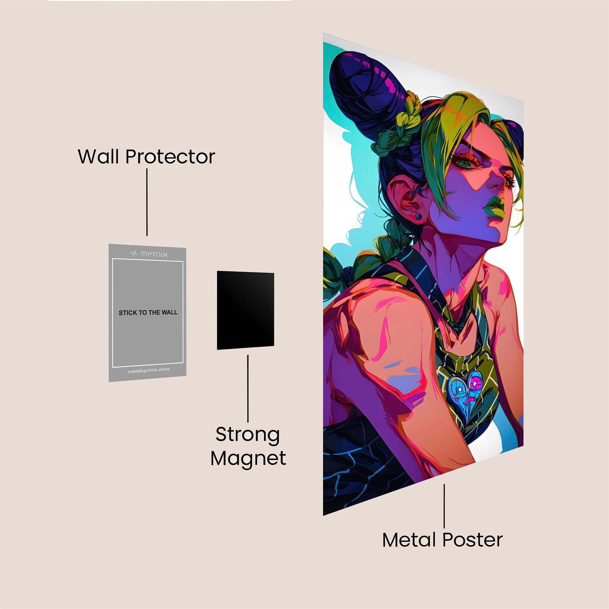 Jolyne Defiant Safe Wall Magnetic / M