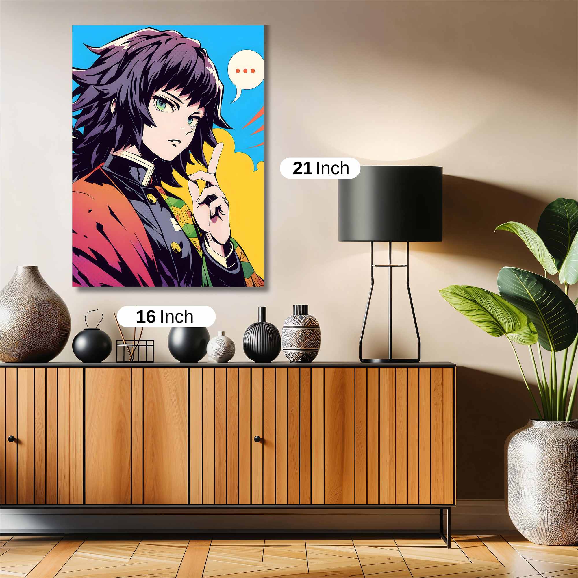 Nezuko Vibrant Safe Wall Magnetic / M