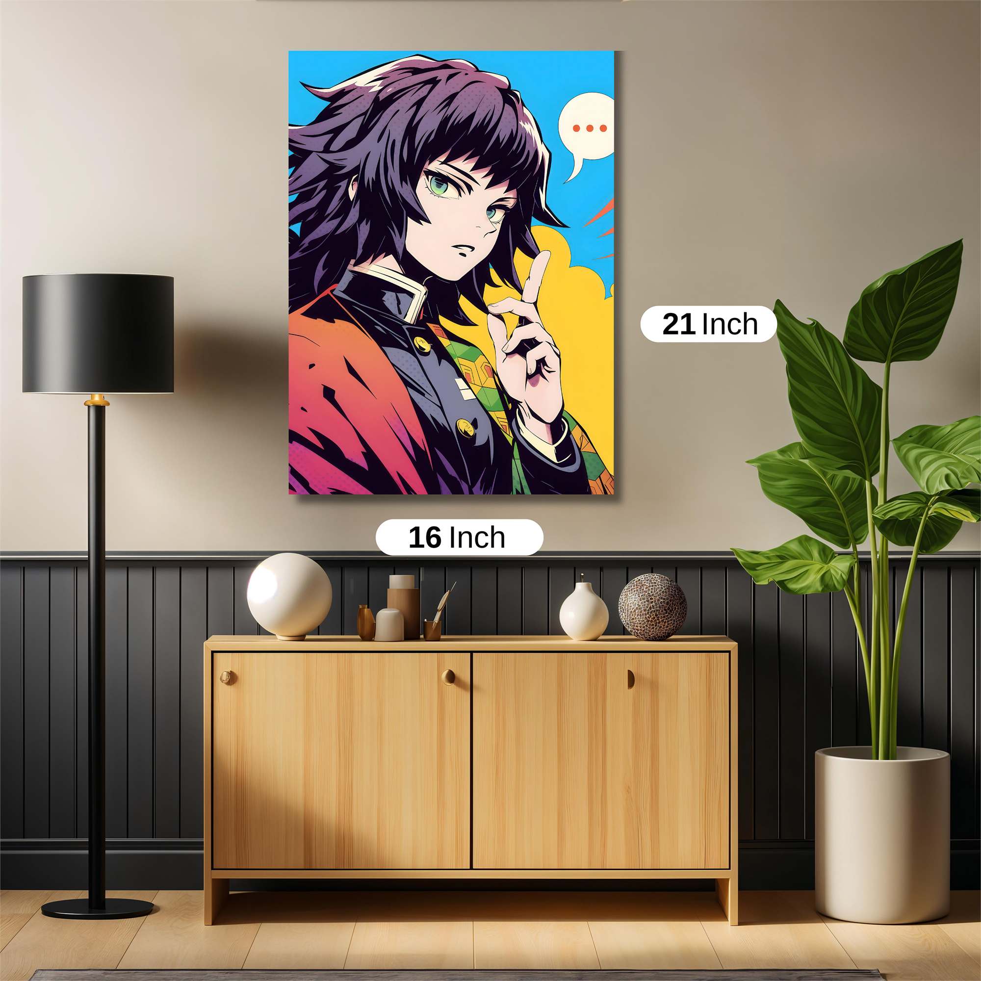 Nezuko Vibrant Safe Wall Magnetic / M