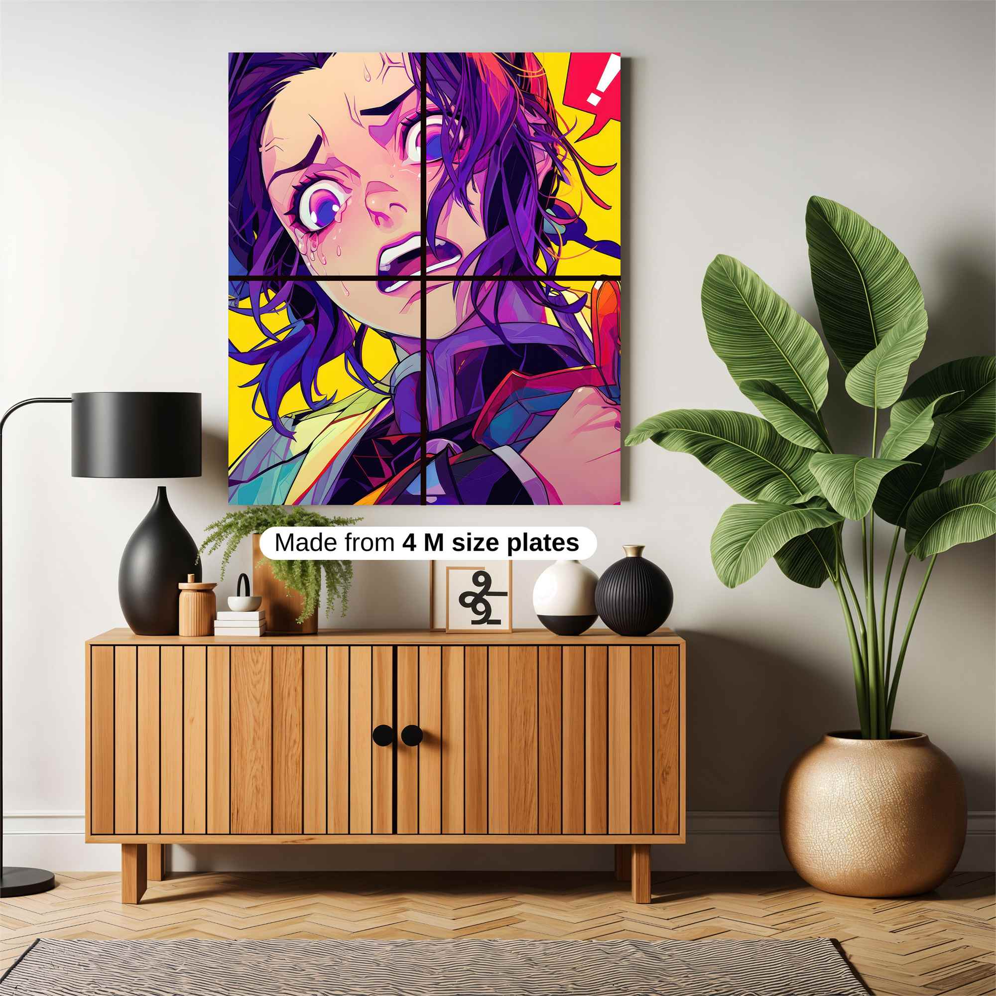 Violet Panic Safe Wall Magnetic / M