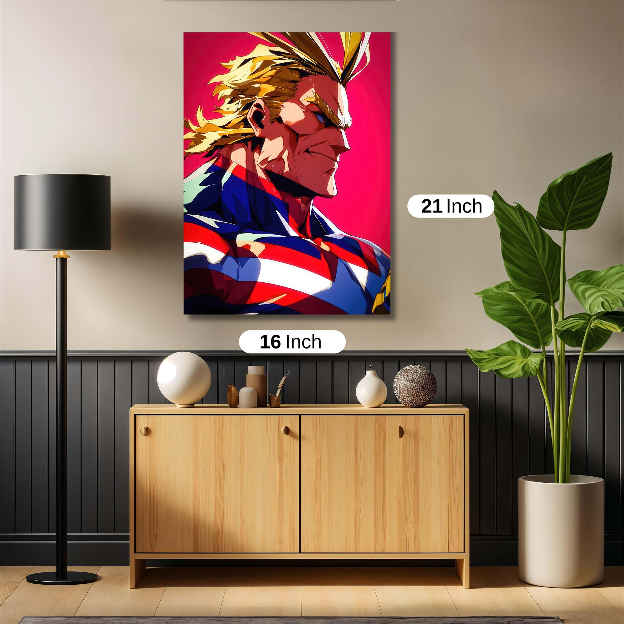 AllMight Heroic Safe Wall Magnetic / M