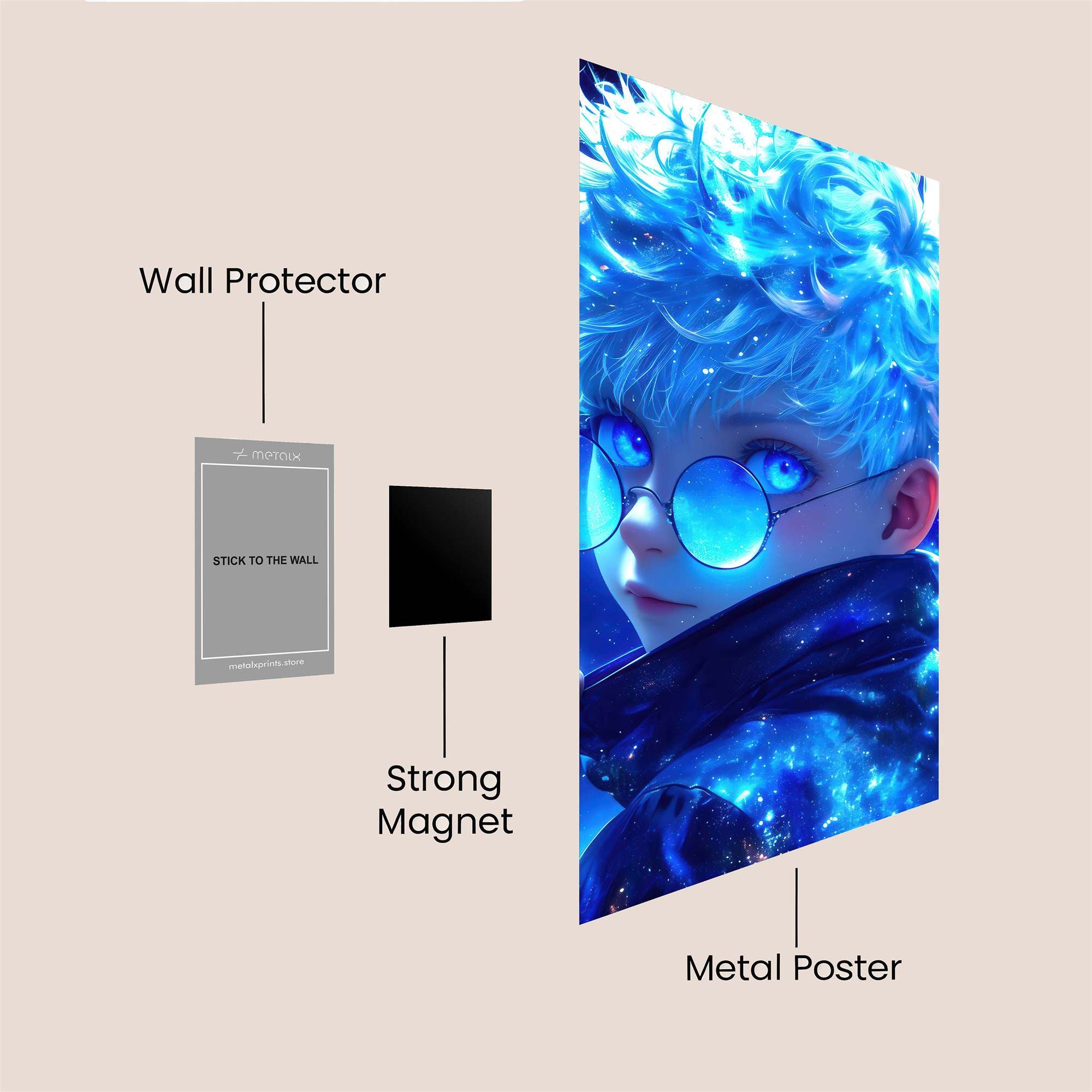 Gojo Cosmic Safe Wall Magnetic / M