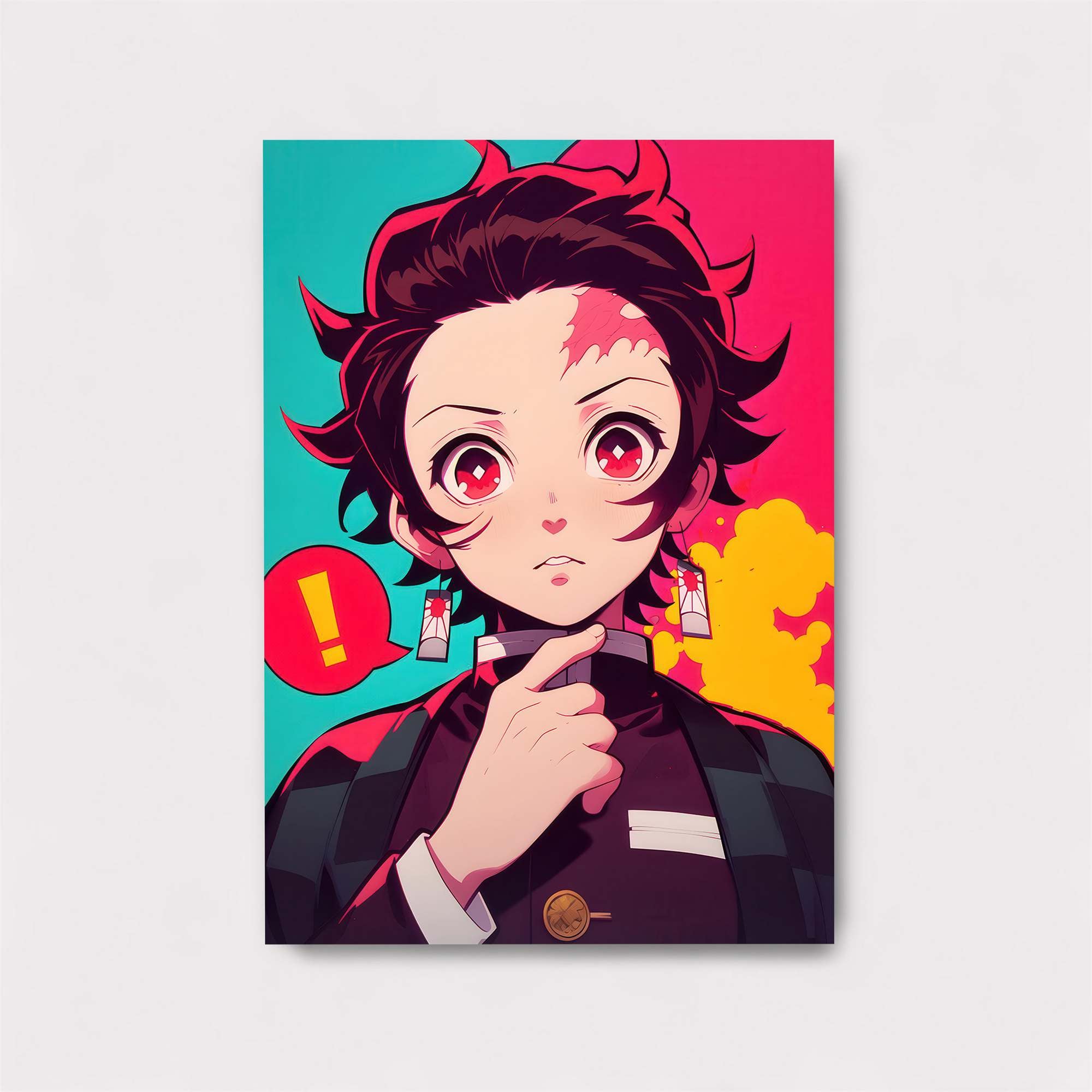 Tanjiro Pensive Safe Wall Magnetic / M