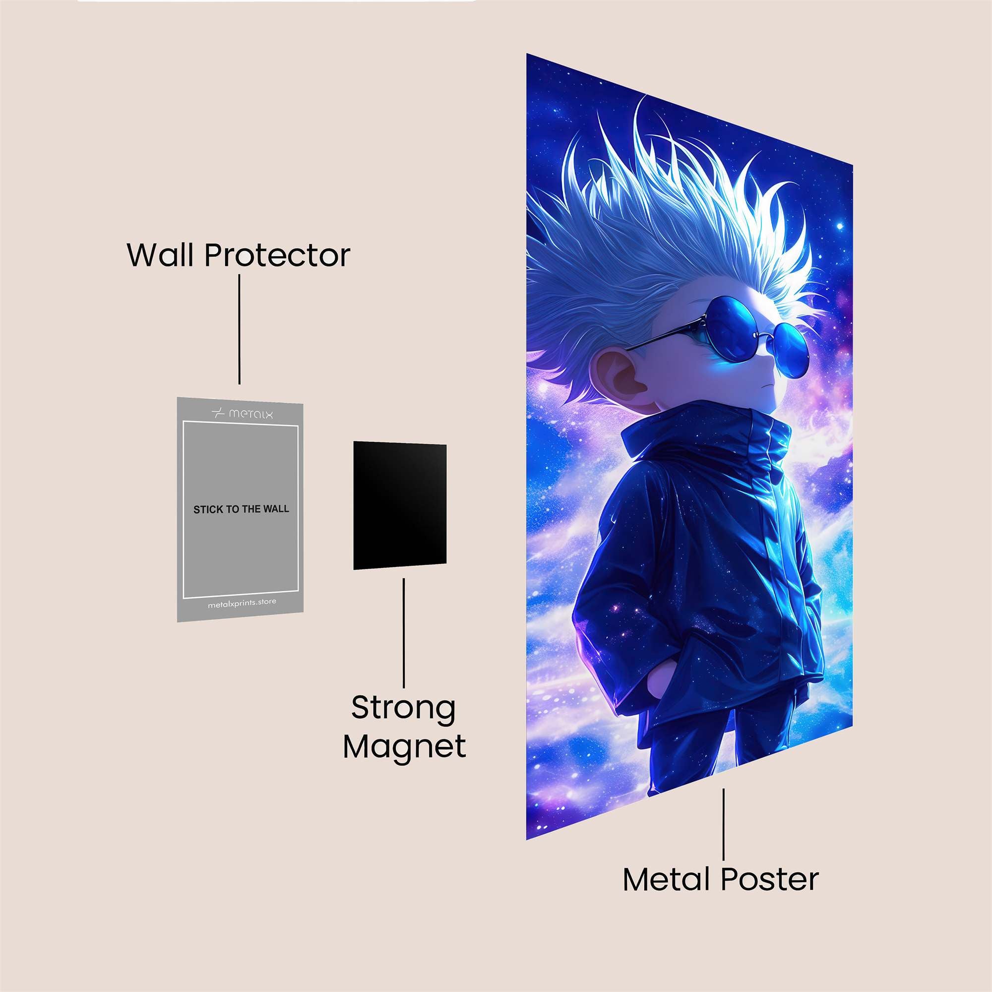 Satoru Cosmic Safe Wall Magnetic / M