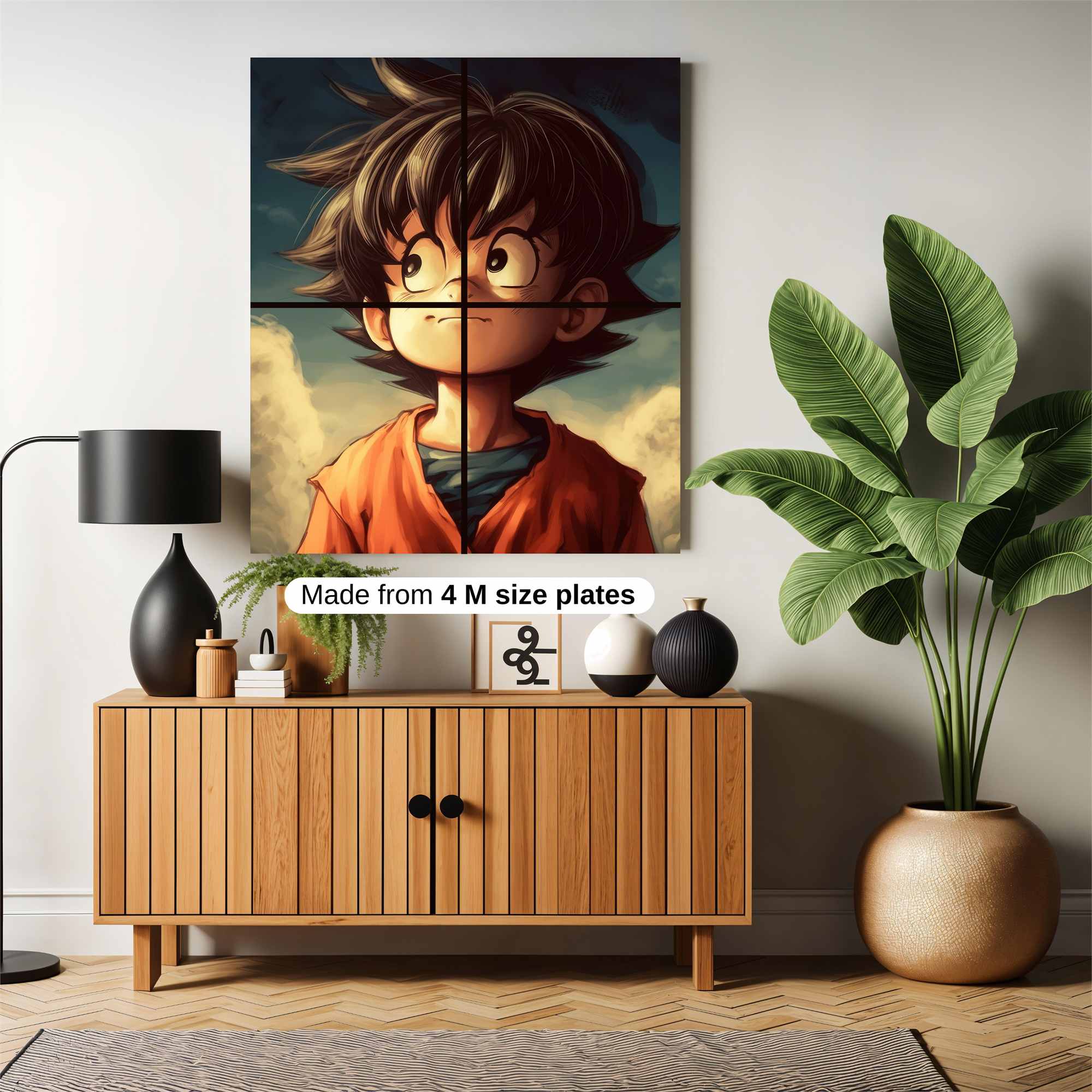 Goku Pensive Safe Wall Magnetic / M
