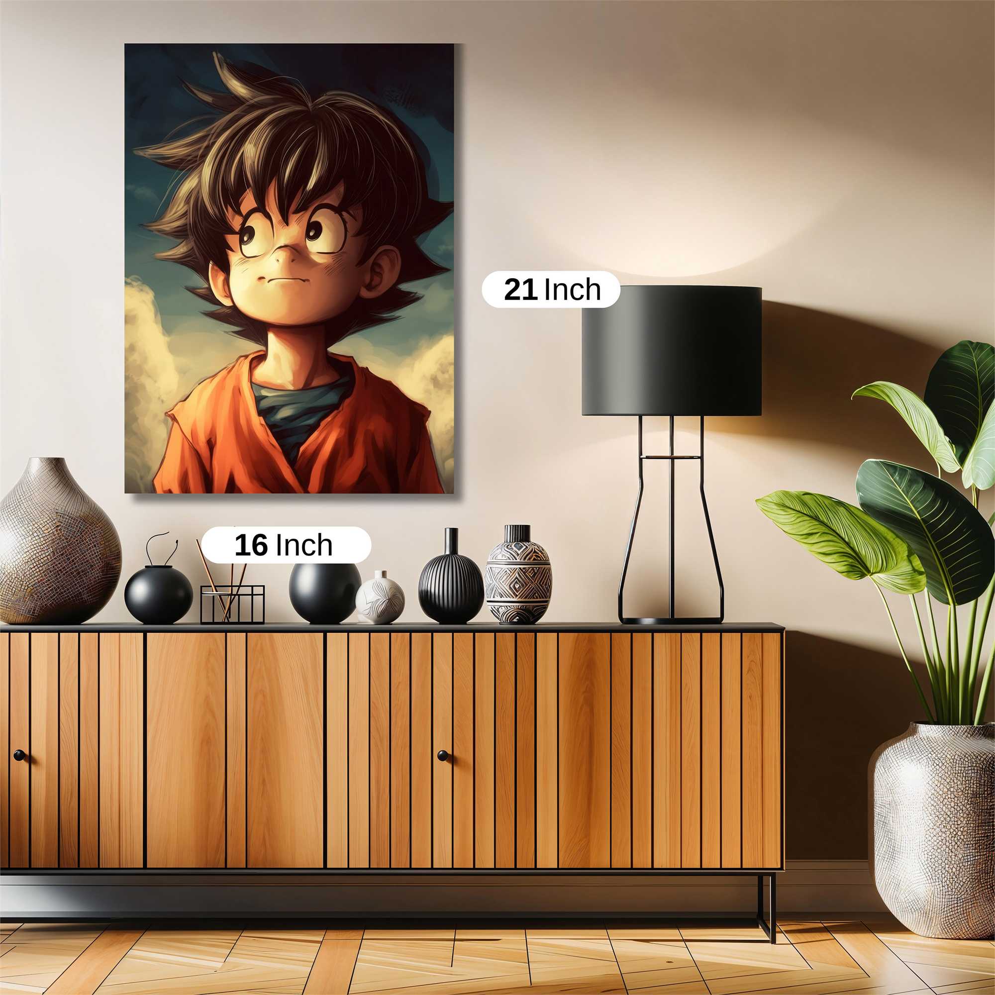 Goku Pensive Safe Wall Magnetic / M