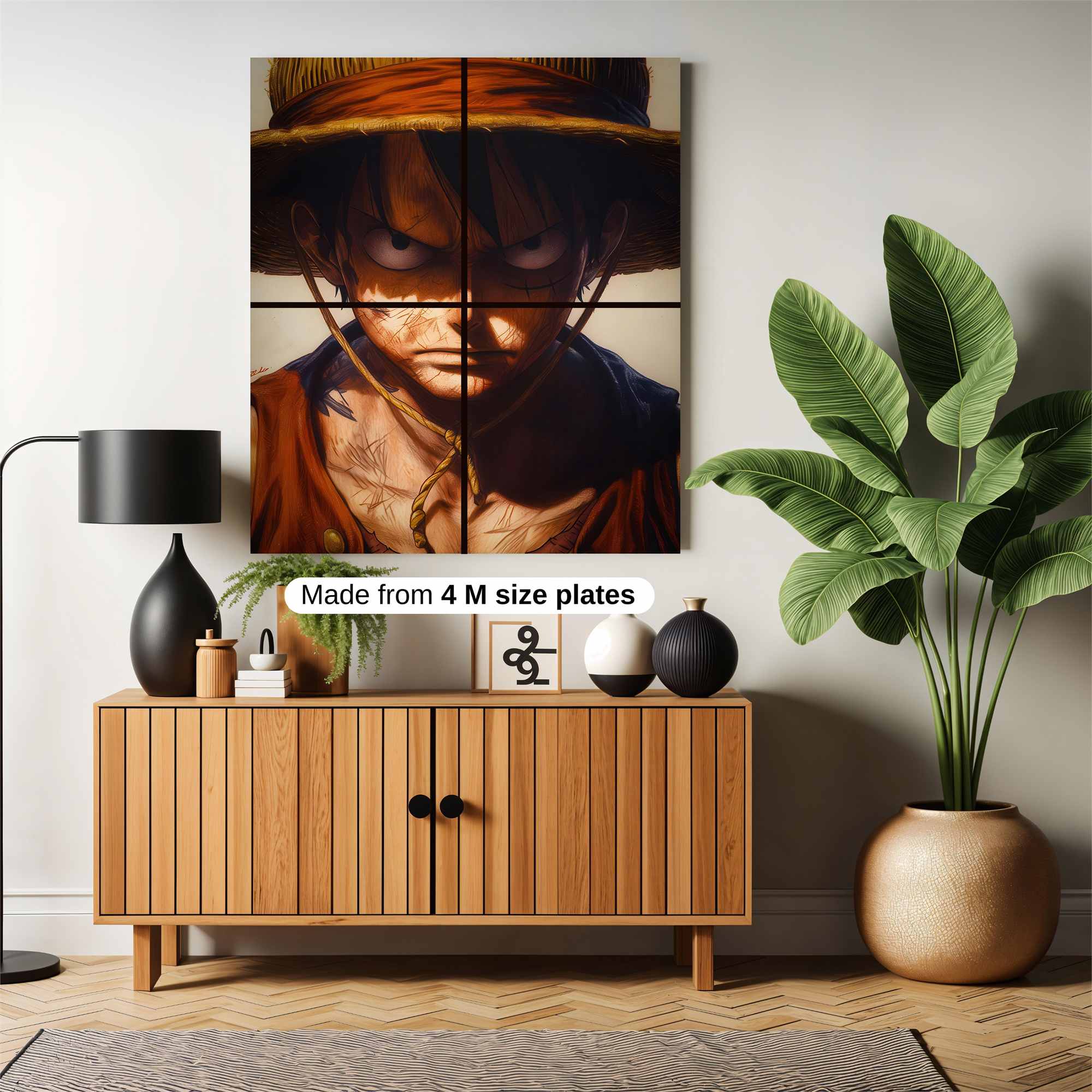 Luffy Determined Safe Wall Magnetic / M