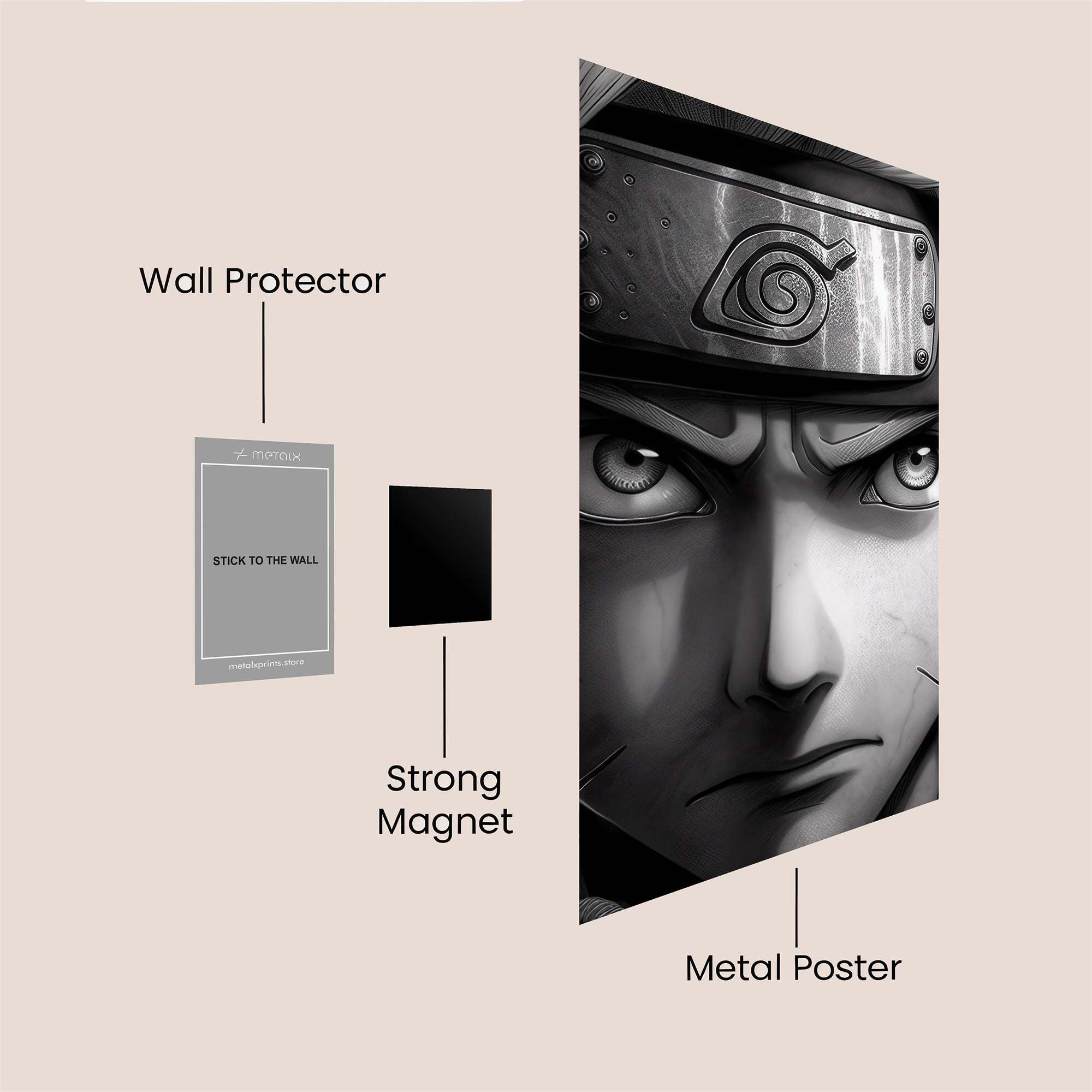 Rengoku Fiery Safe Wall Magnetic / M