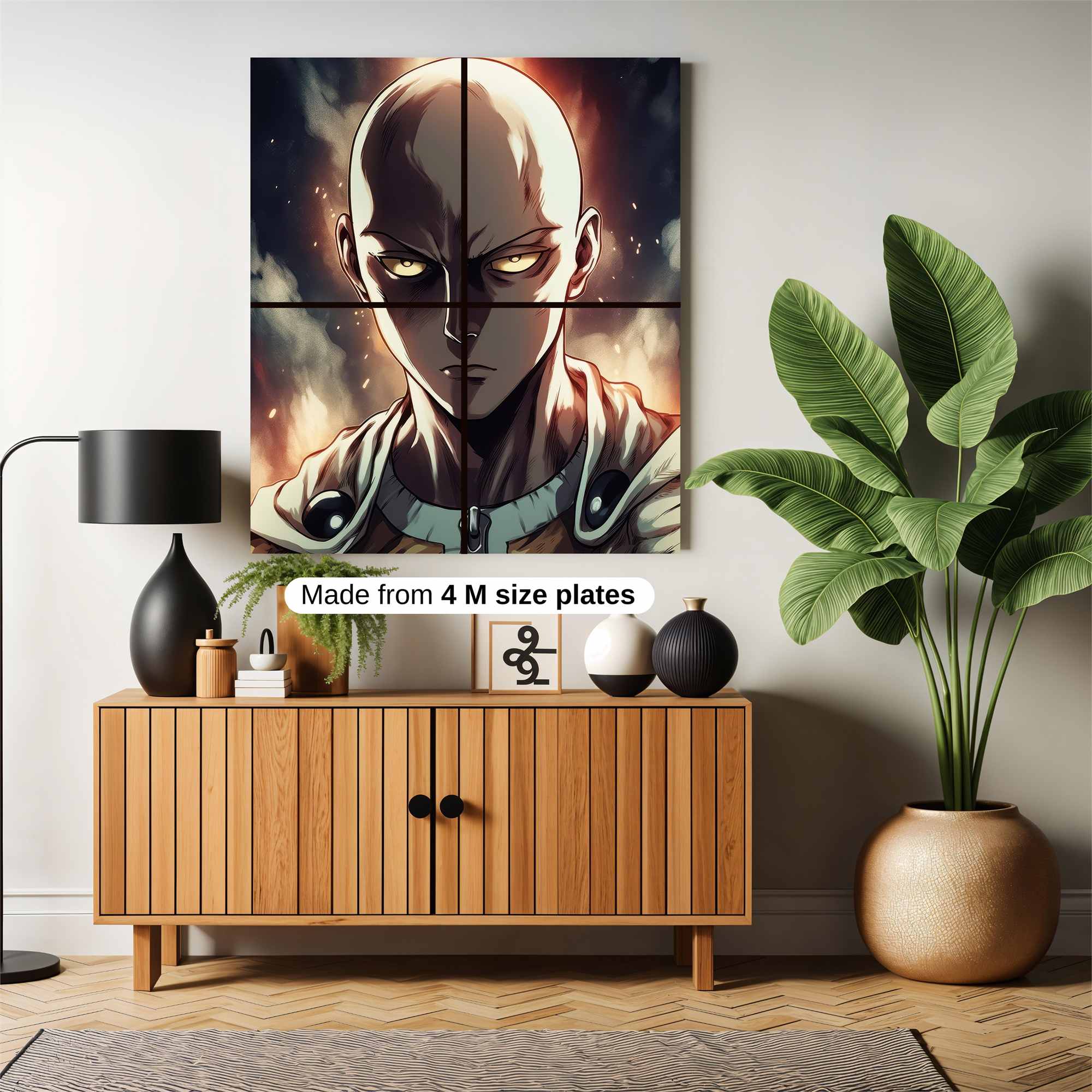 Saitama Fierce Safe Wall Magnetic / M