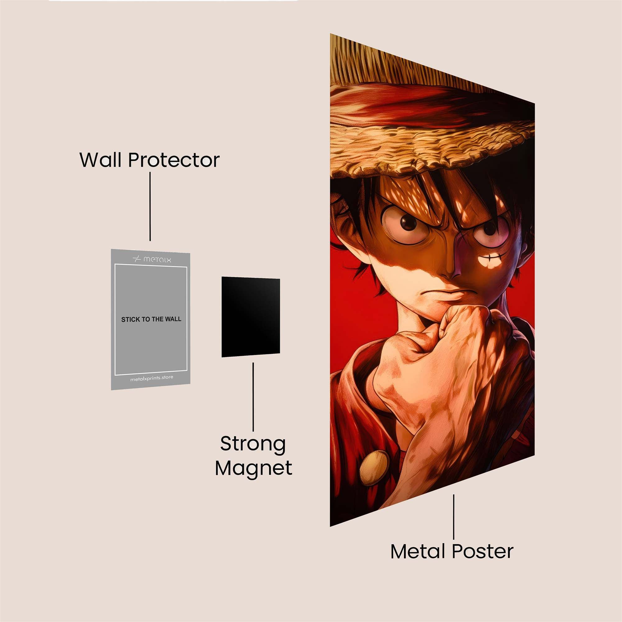 Monkey Determined Safe Wall Magnetic / M