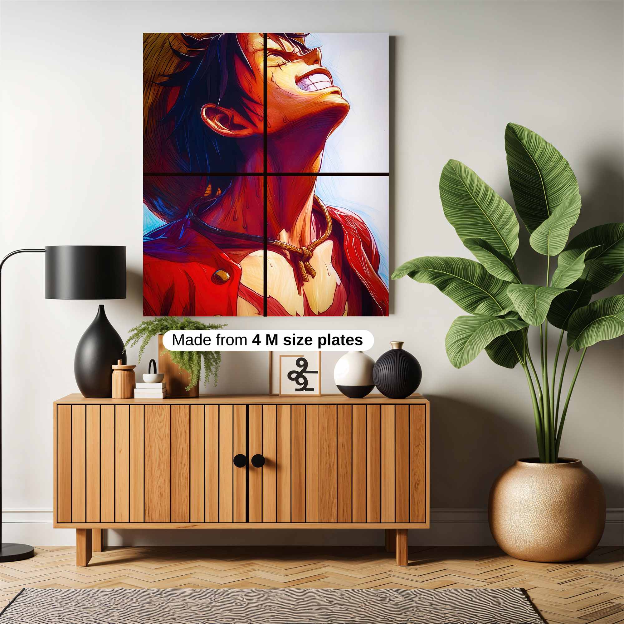 Luffy Ecstatic Safe Wall Magnetic / M