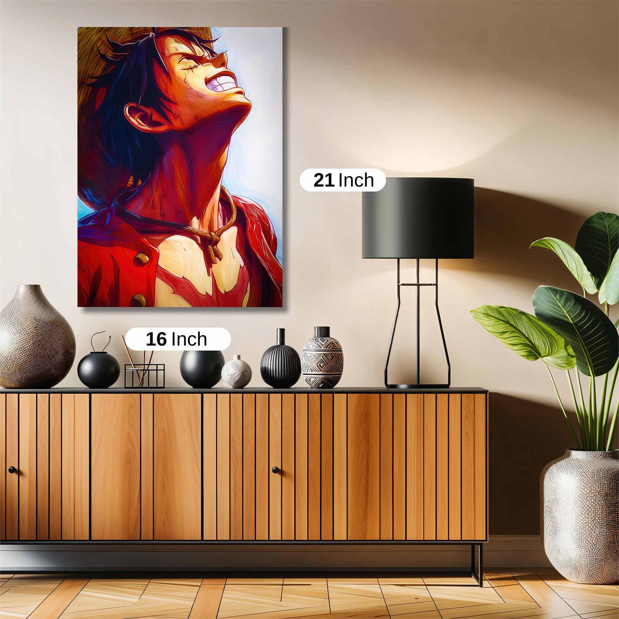 Luffy Ecstatic Safe Wall Magnetic / M