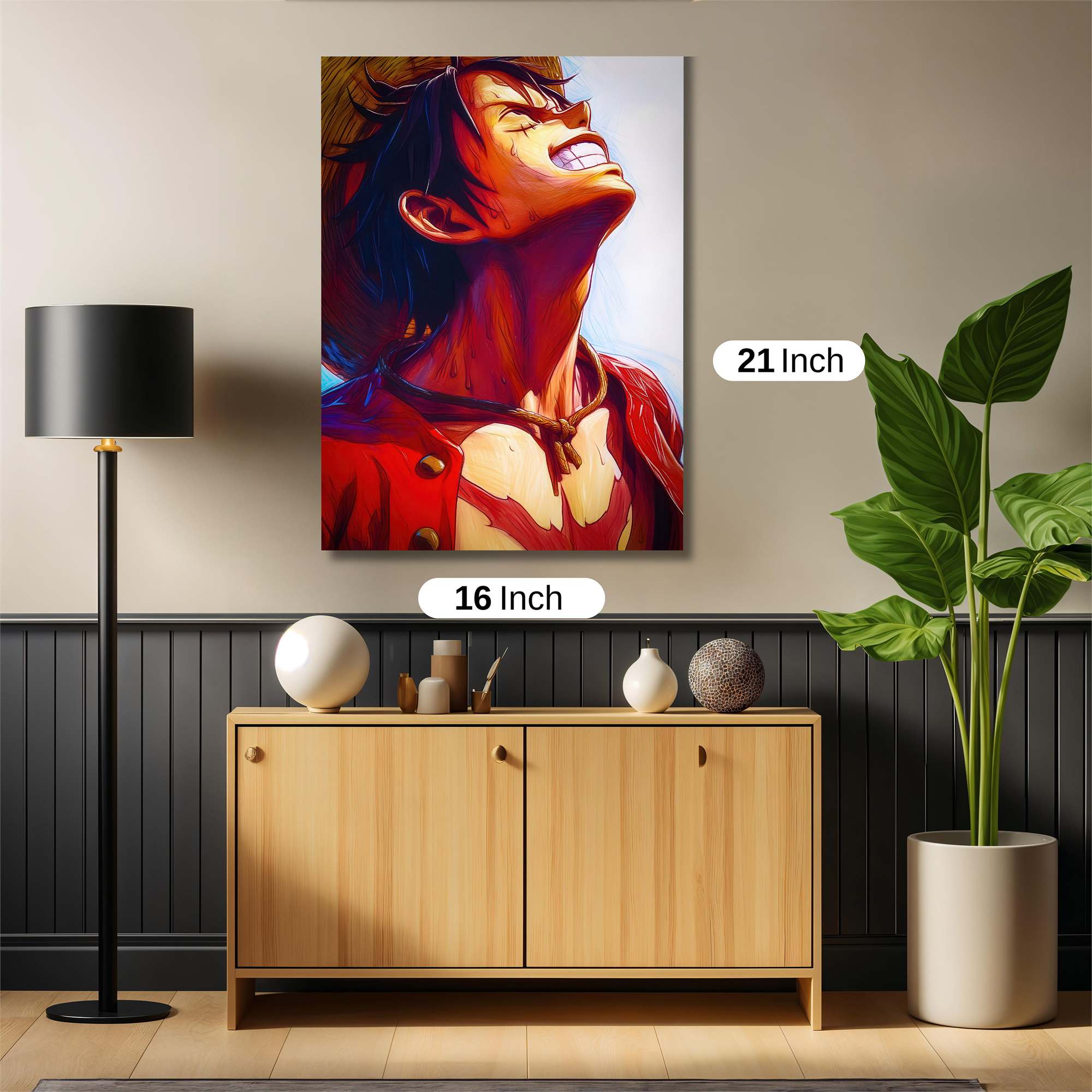 Luffy Ecstatic Safe Wall Magnetic / M