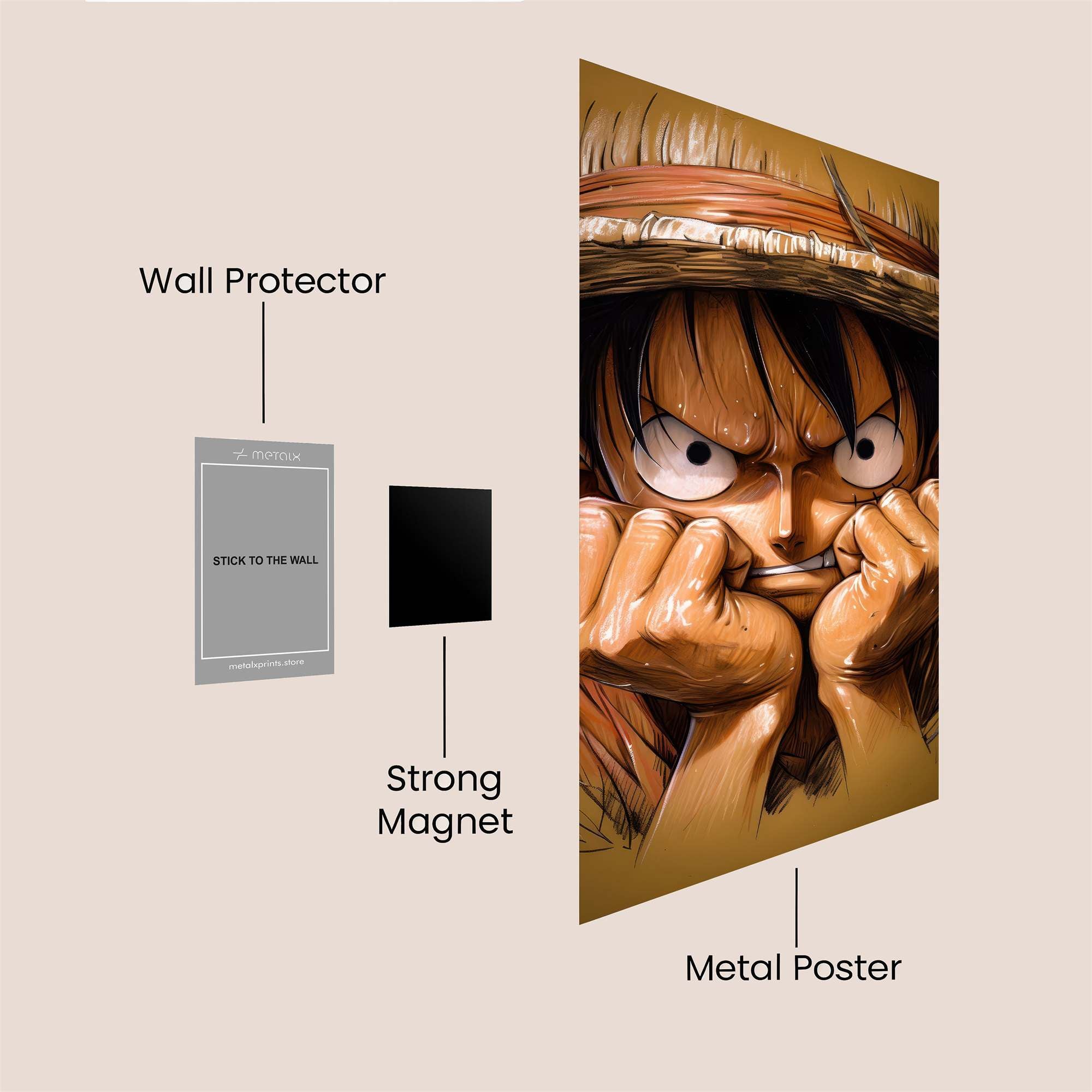 Luffy Intense Safe Wall Magnetic / M