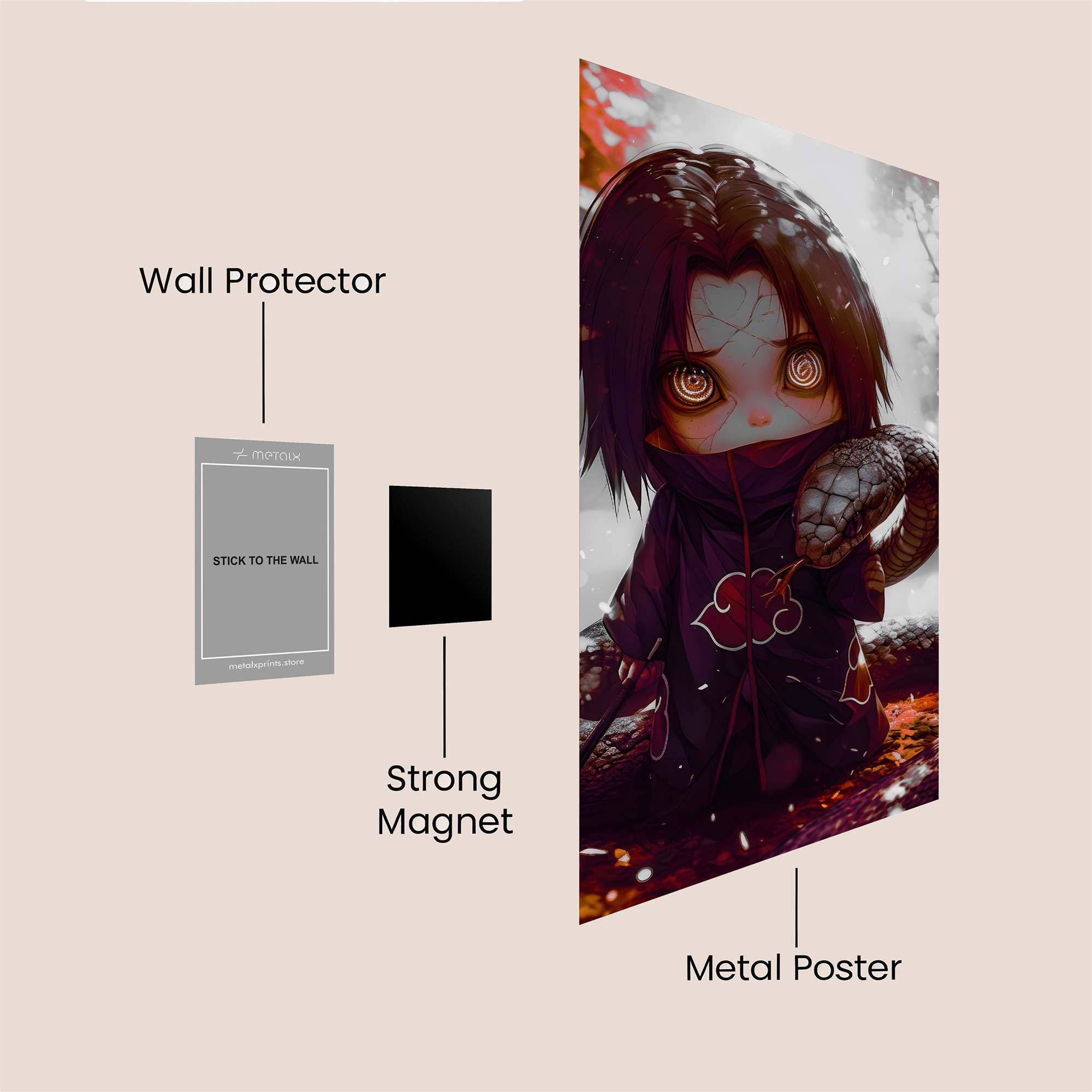 Orochimaru Enigmatic Safe Wall Magnetic / M