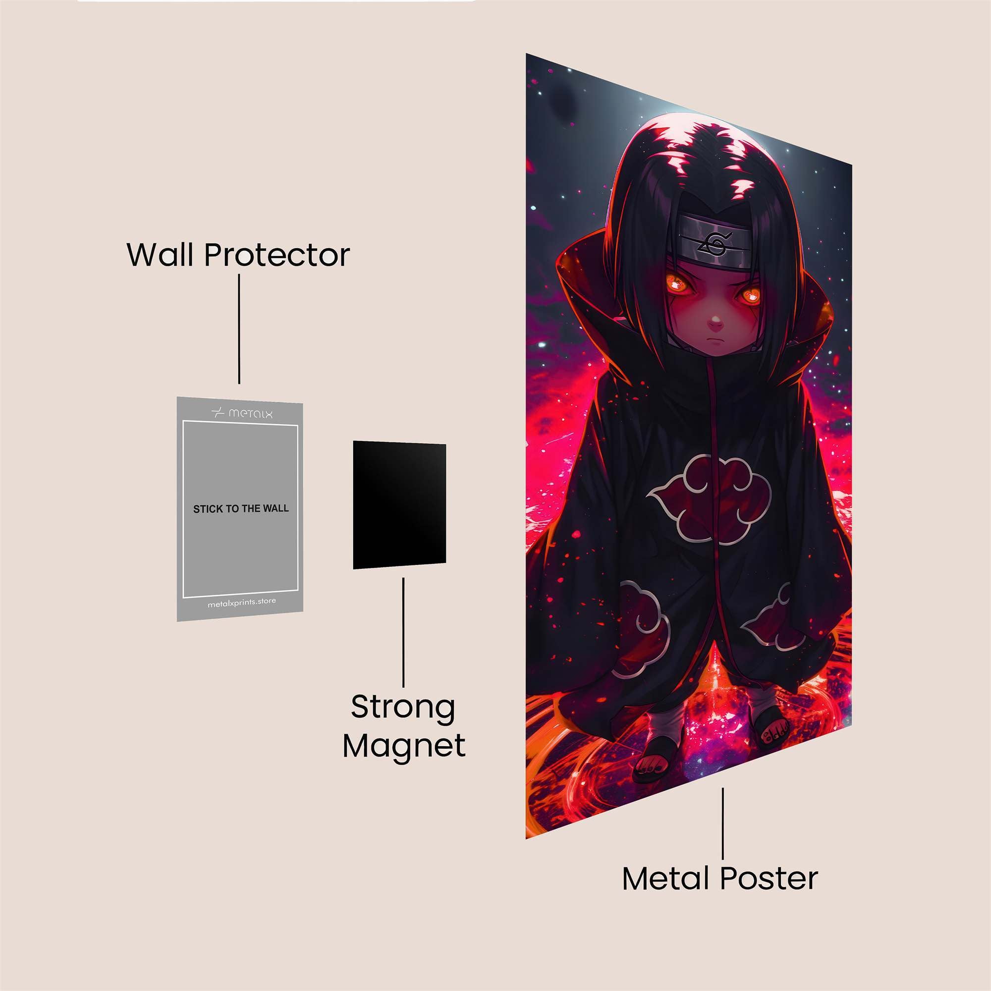Itachi Inferno Safe Wall Magnetic / M