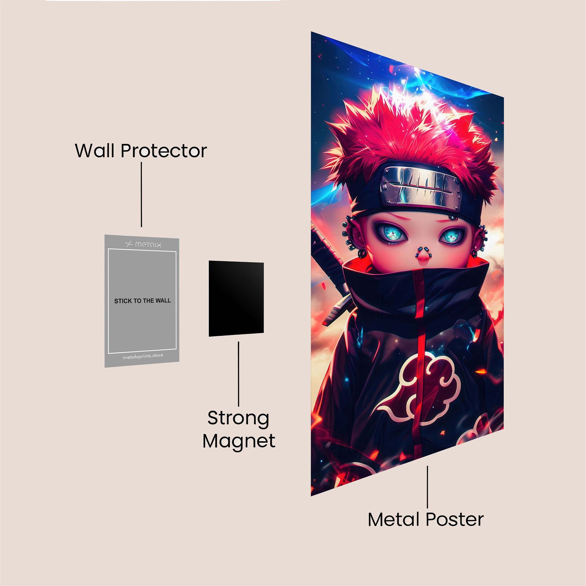 Painful Fury Safe Wall Magnetic / M