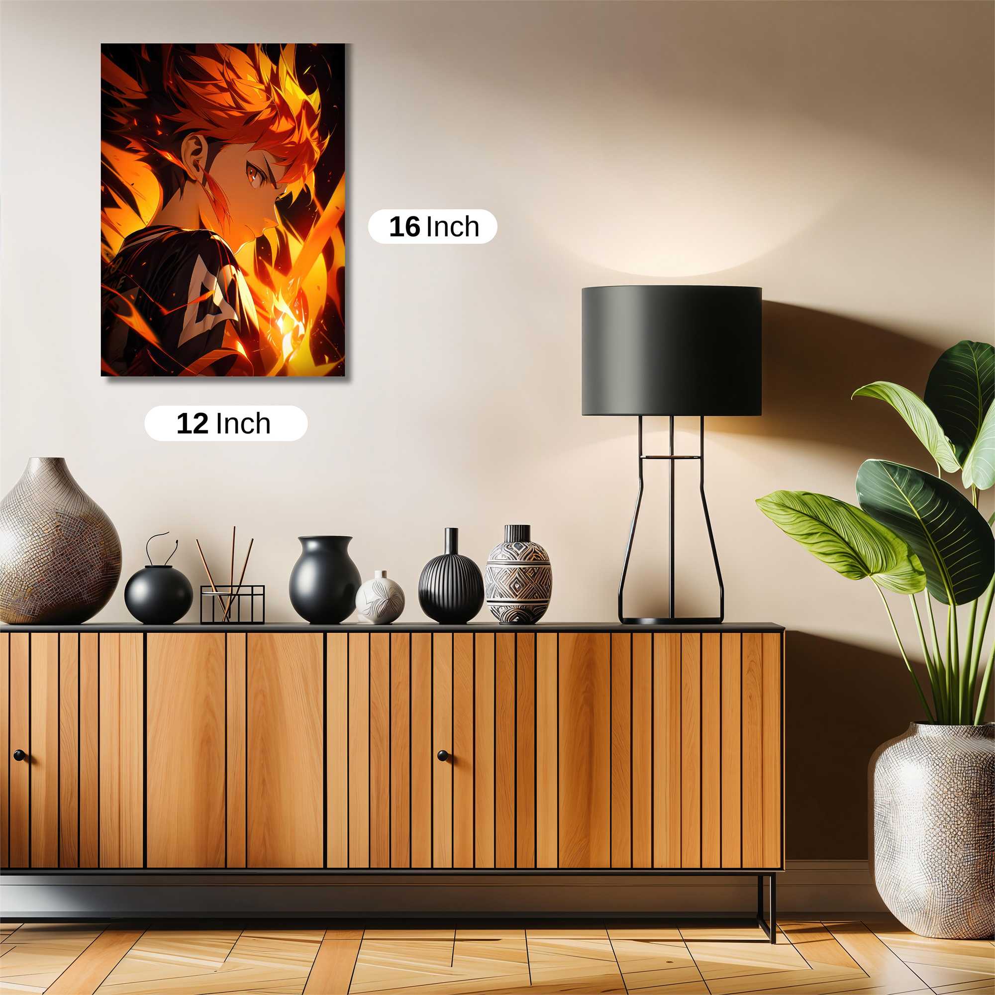 Flame Warrior Safe Wall Magnetic / M