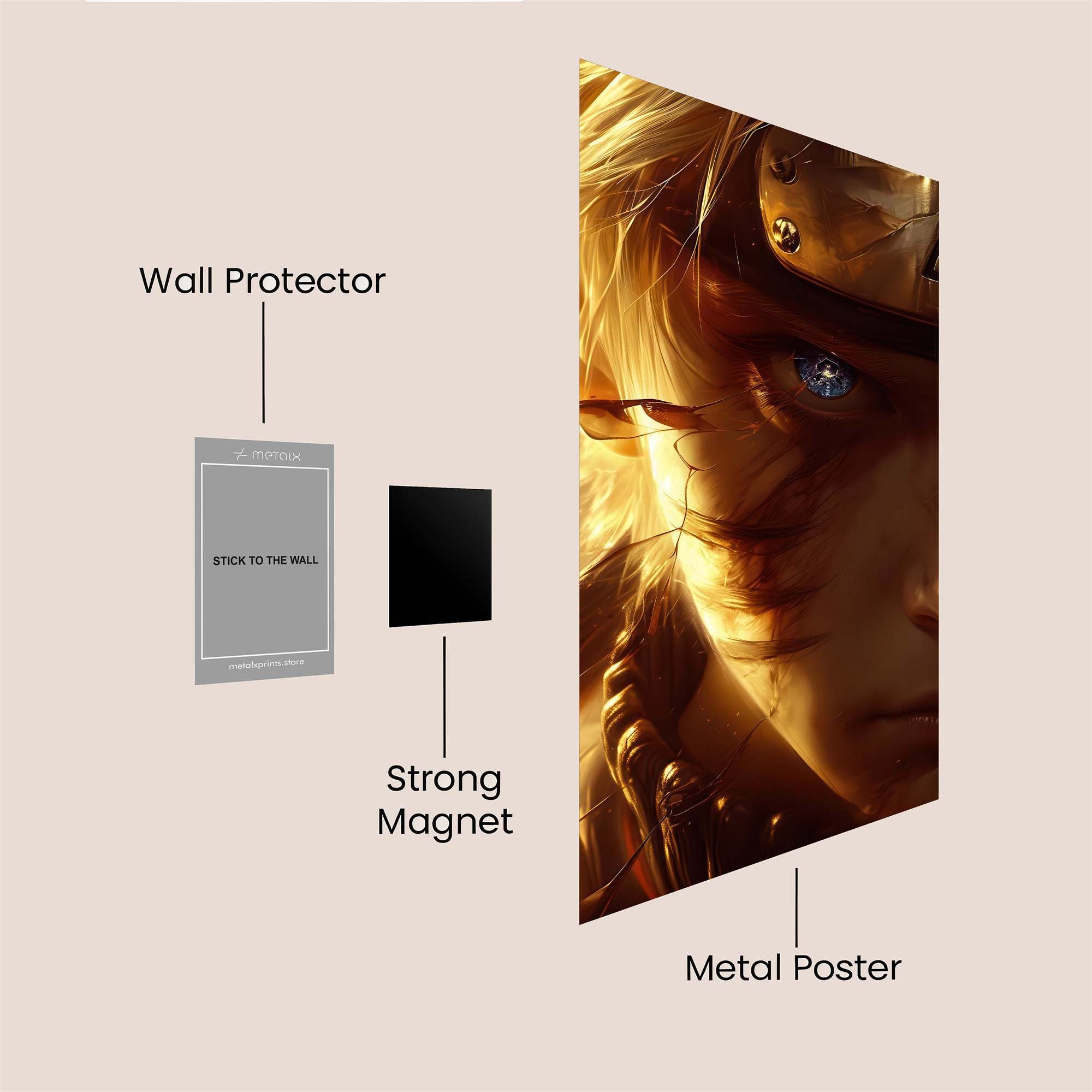 Naruto Intense Safe Wall Magnetic / M