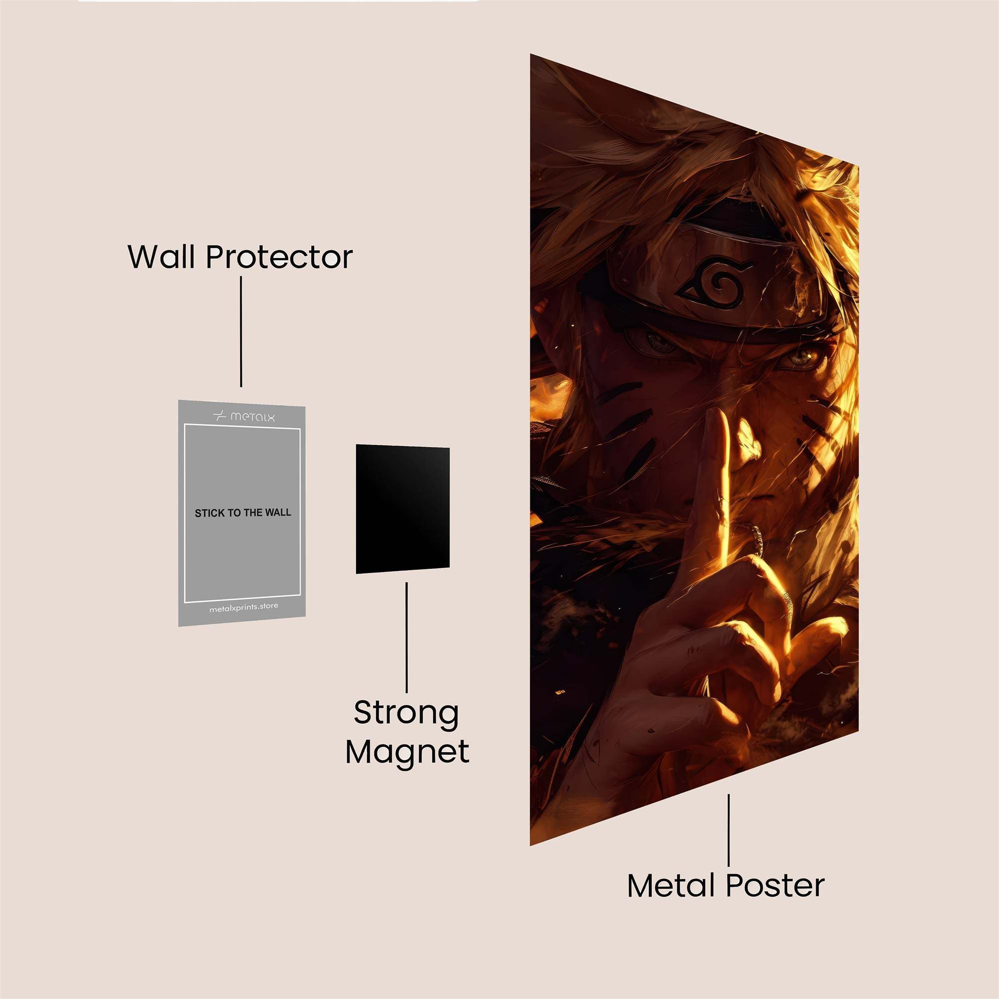 Naruto Blaze Safe Wall Magnetic / M