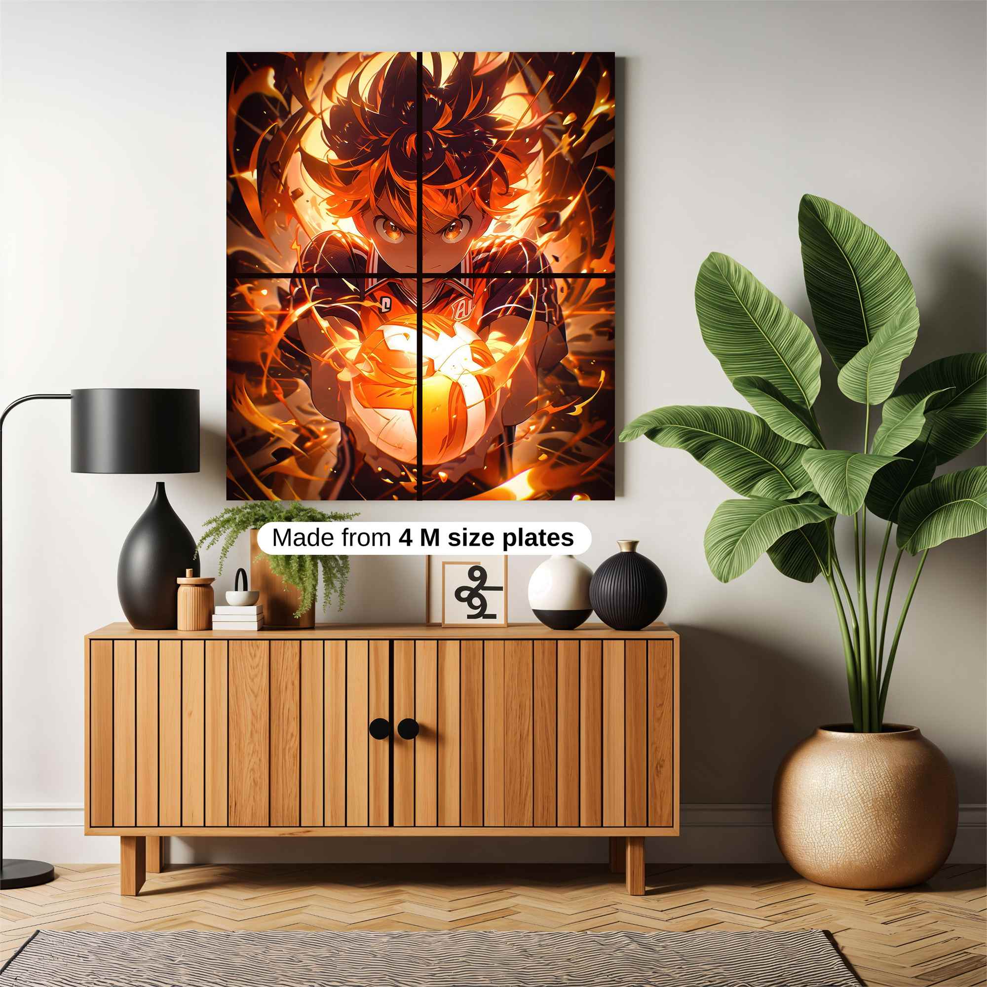 Hinata Fiery Safe Wall Magnetic / M