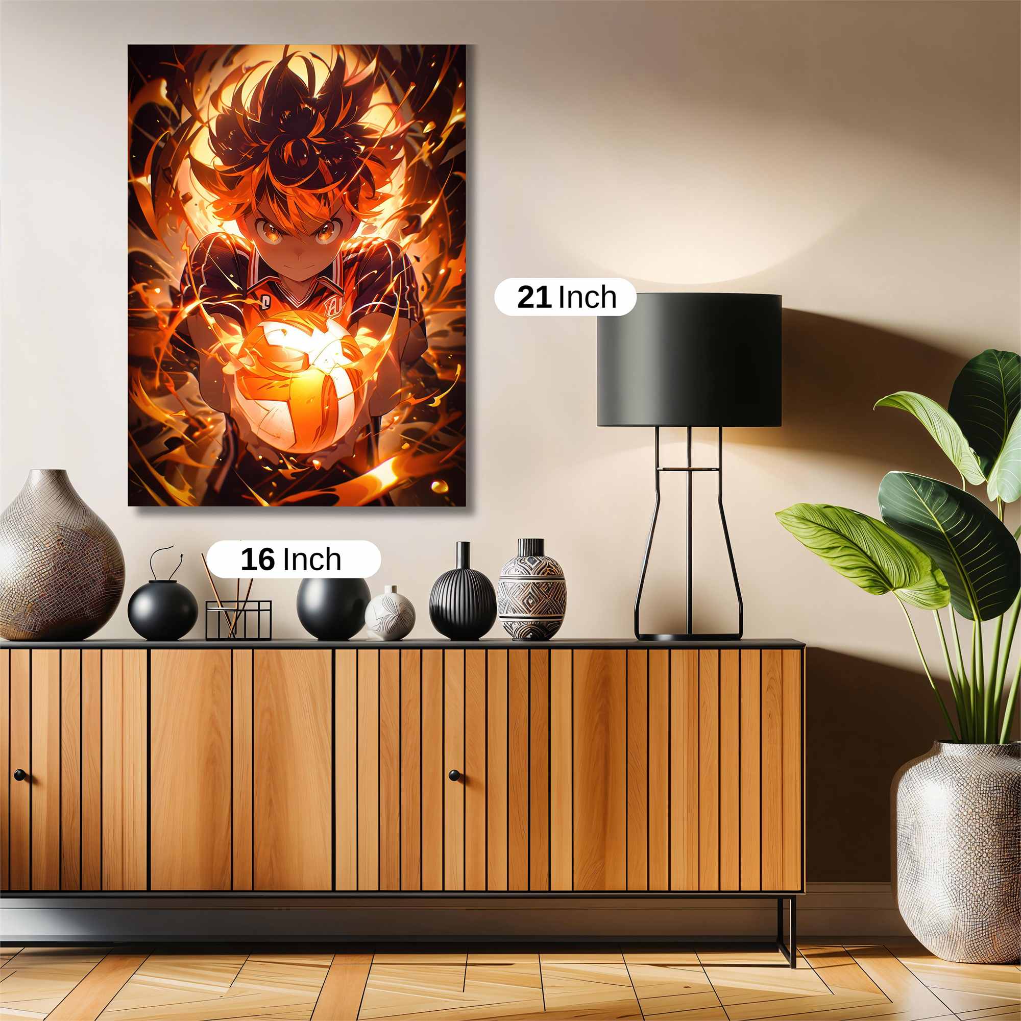 Hinata Fiery Safe Wall Magnetic / M