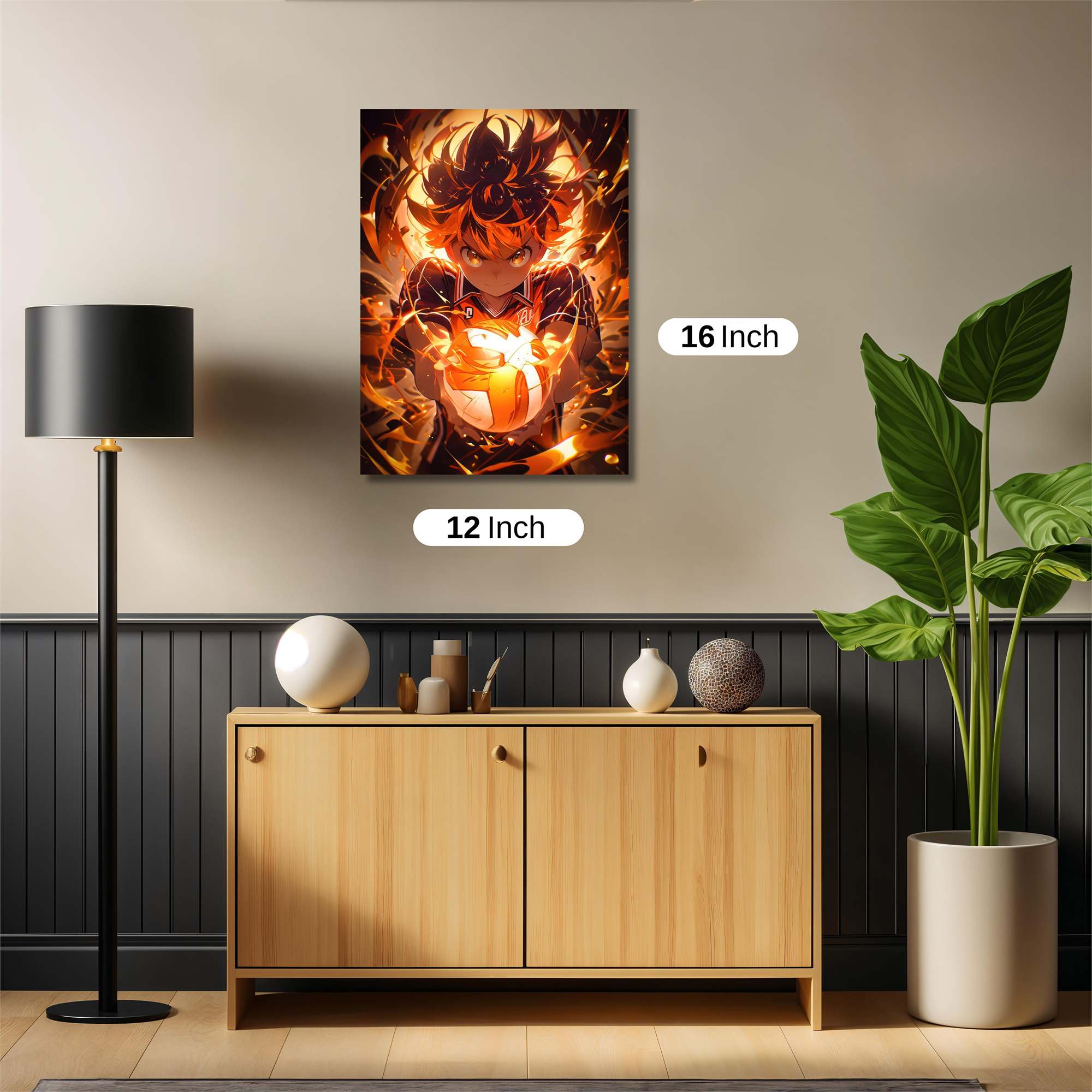 Hinata Fiery Safe Wall Magnetic / M