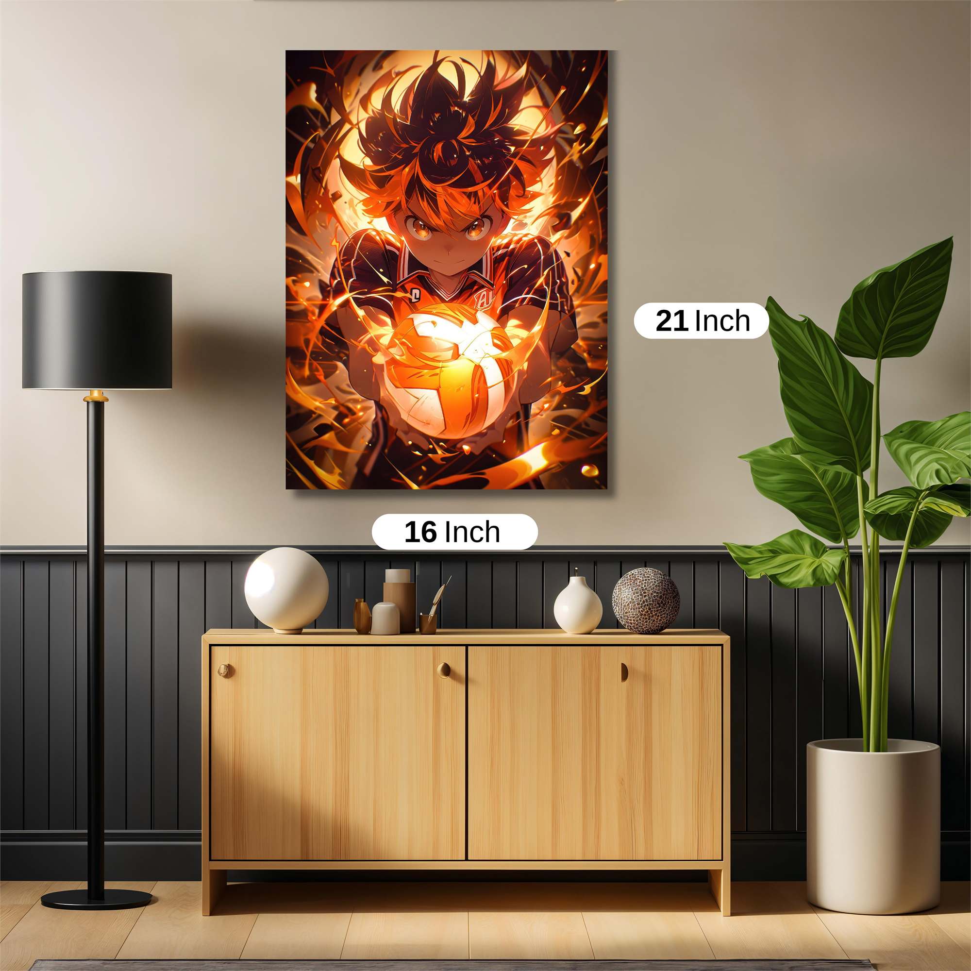 Hinata Fiery Safe Wall Magnetic / M