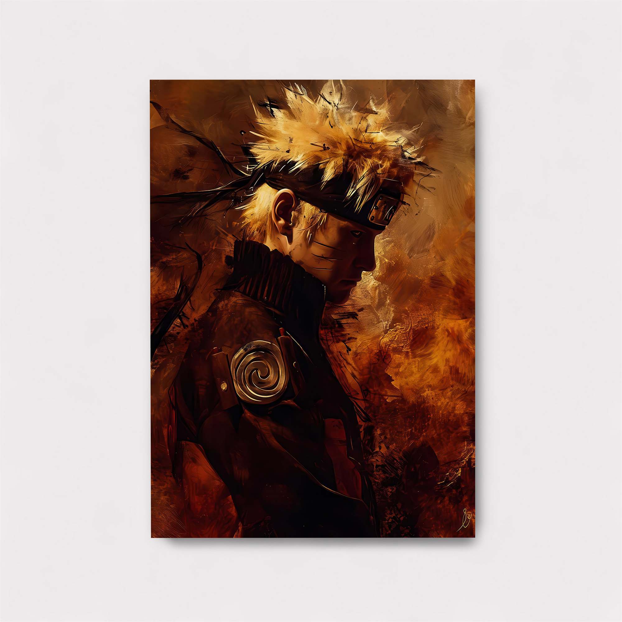 Naruto Fiery Safe Wall Magnetic / M