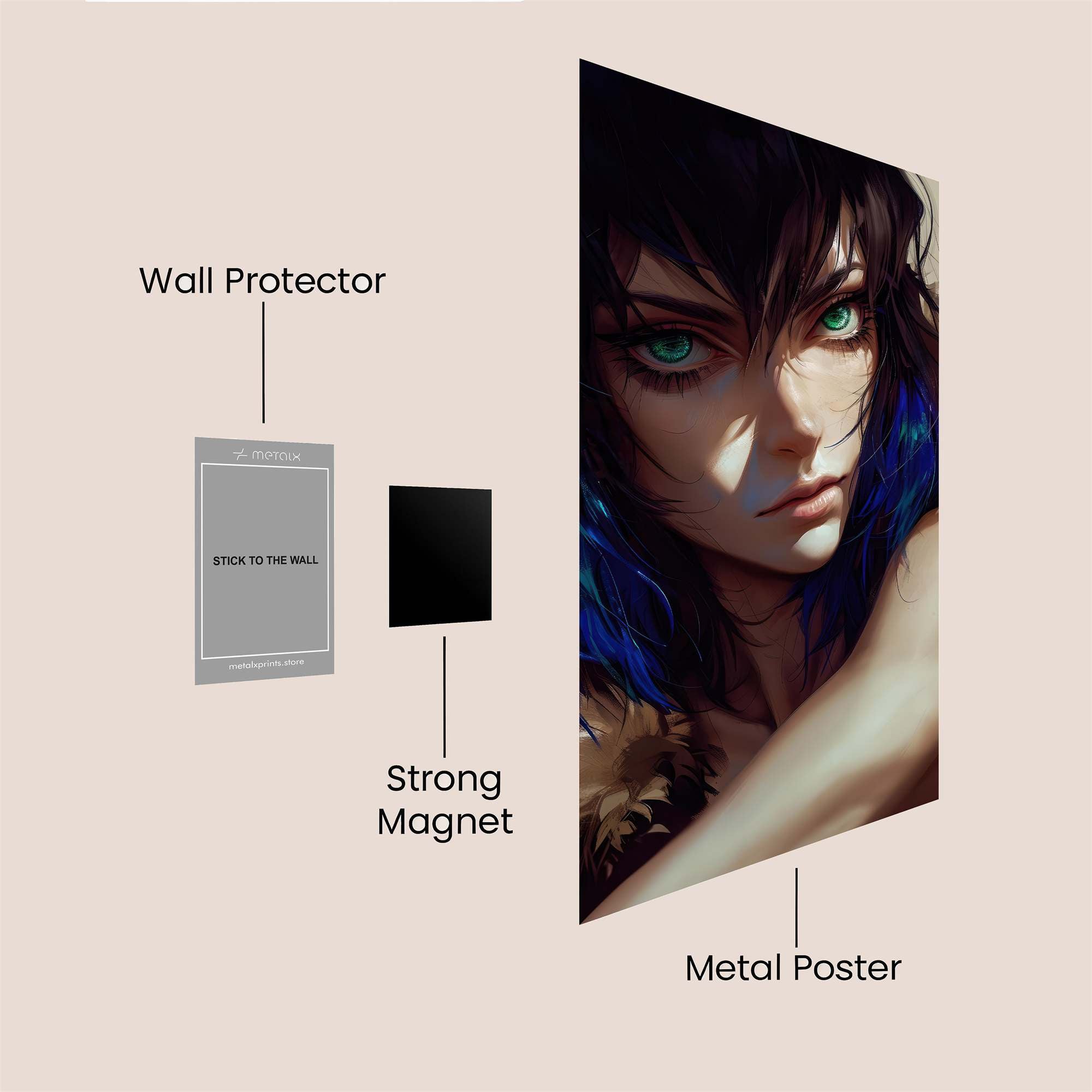 Vixen Enigma Safe Wall Magnetic / M