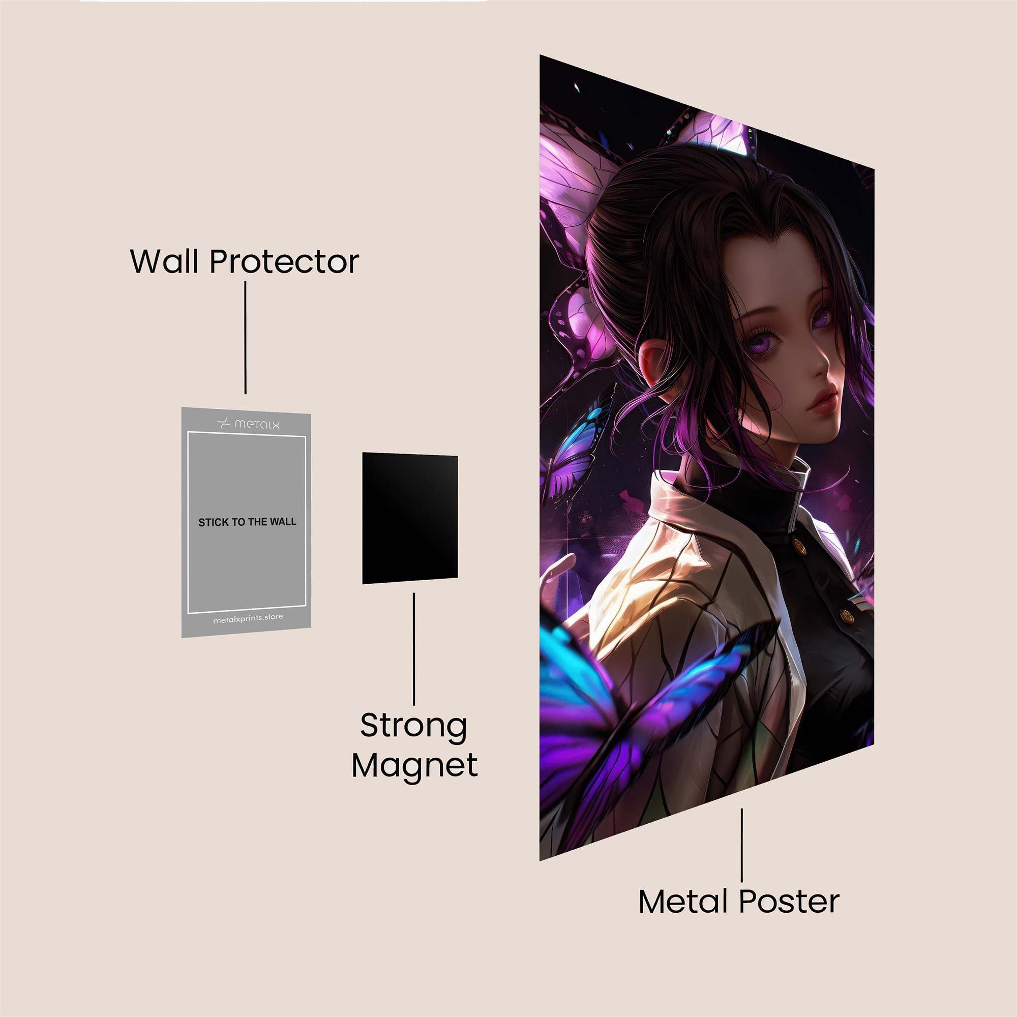 Shinobu Serene Safe Wall Magnetic / M