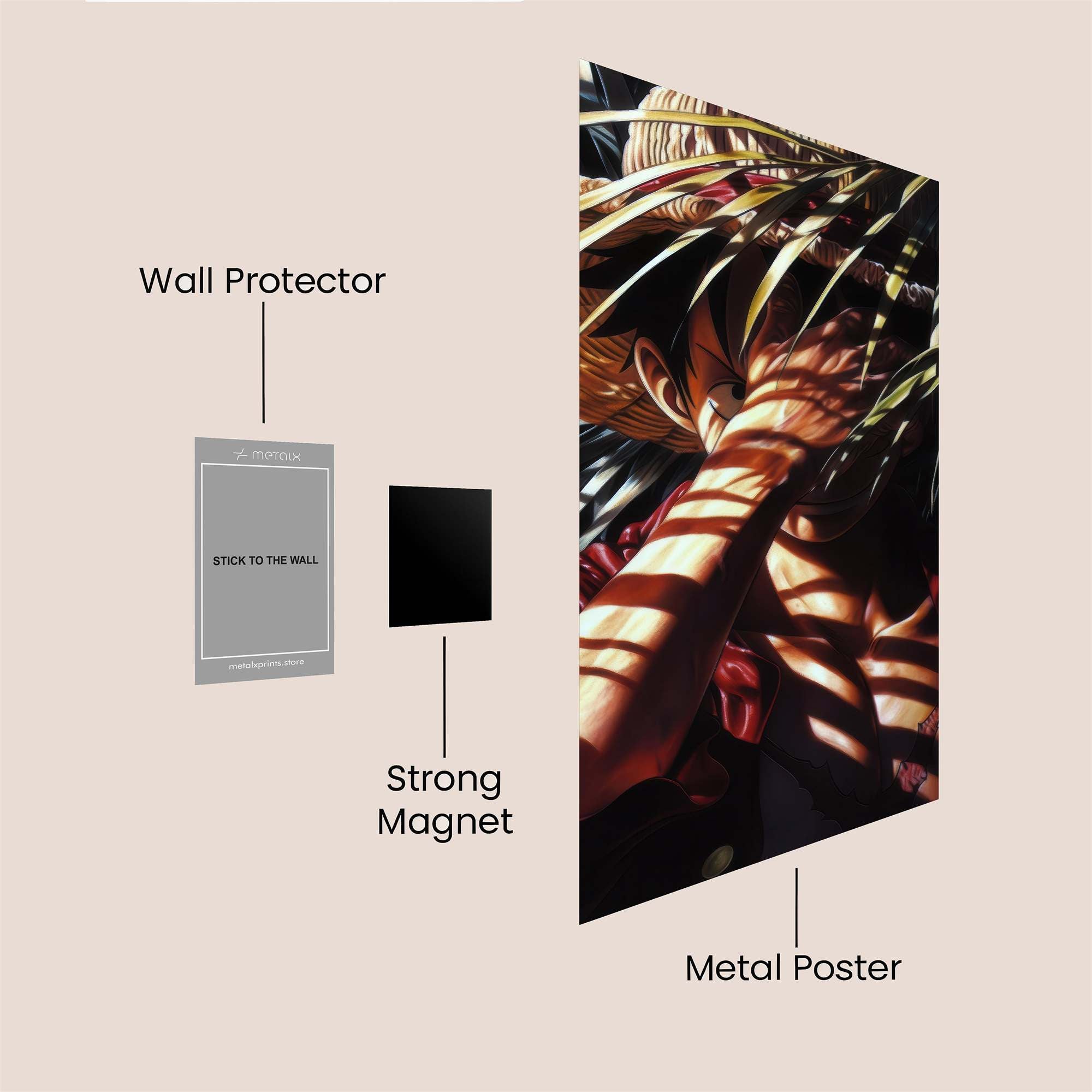 Luffy Dreamy Safe Wall Magnetic / M