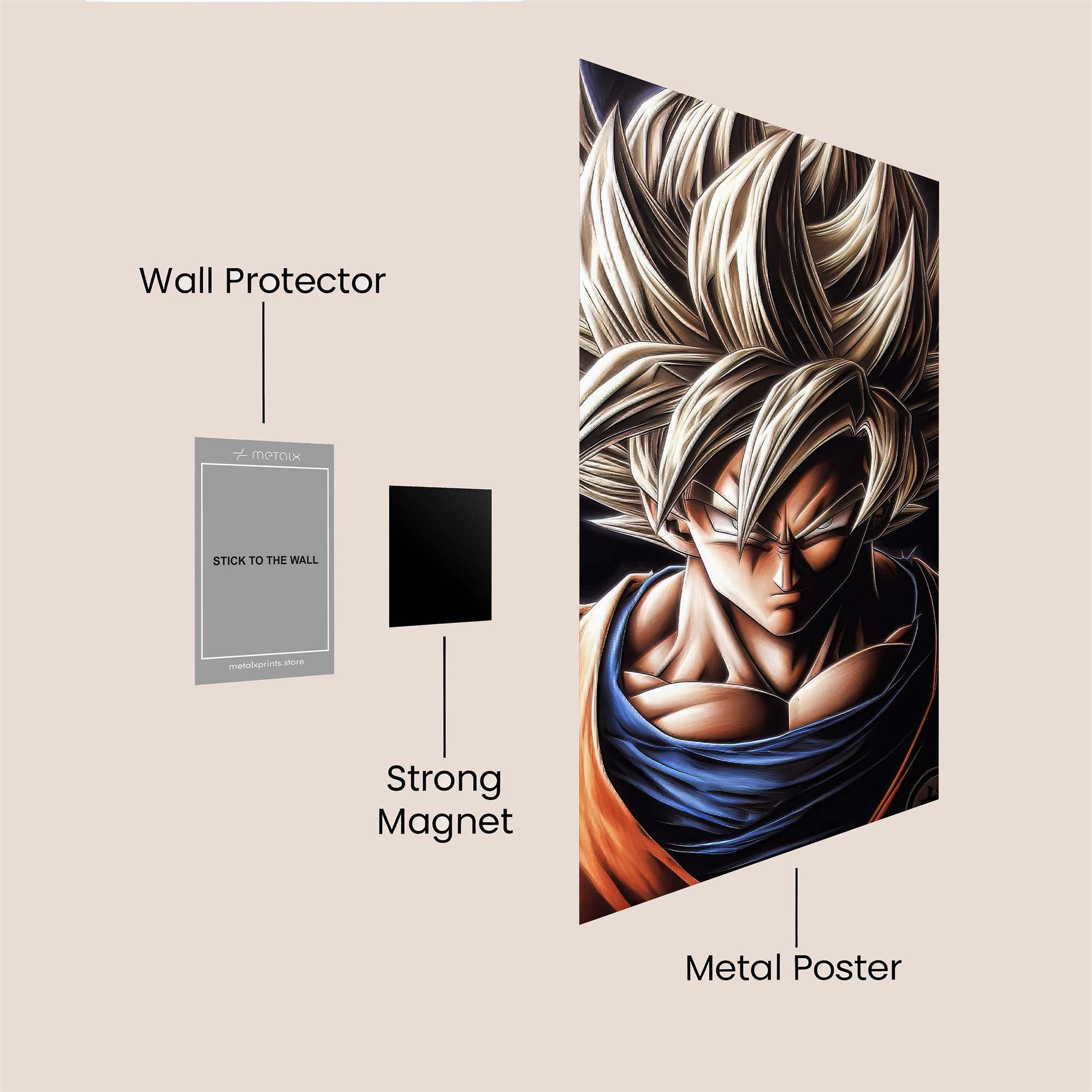 Goku Intense Safe Wall Magnetic / M