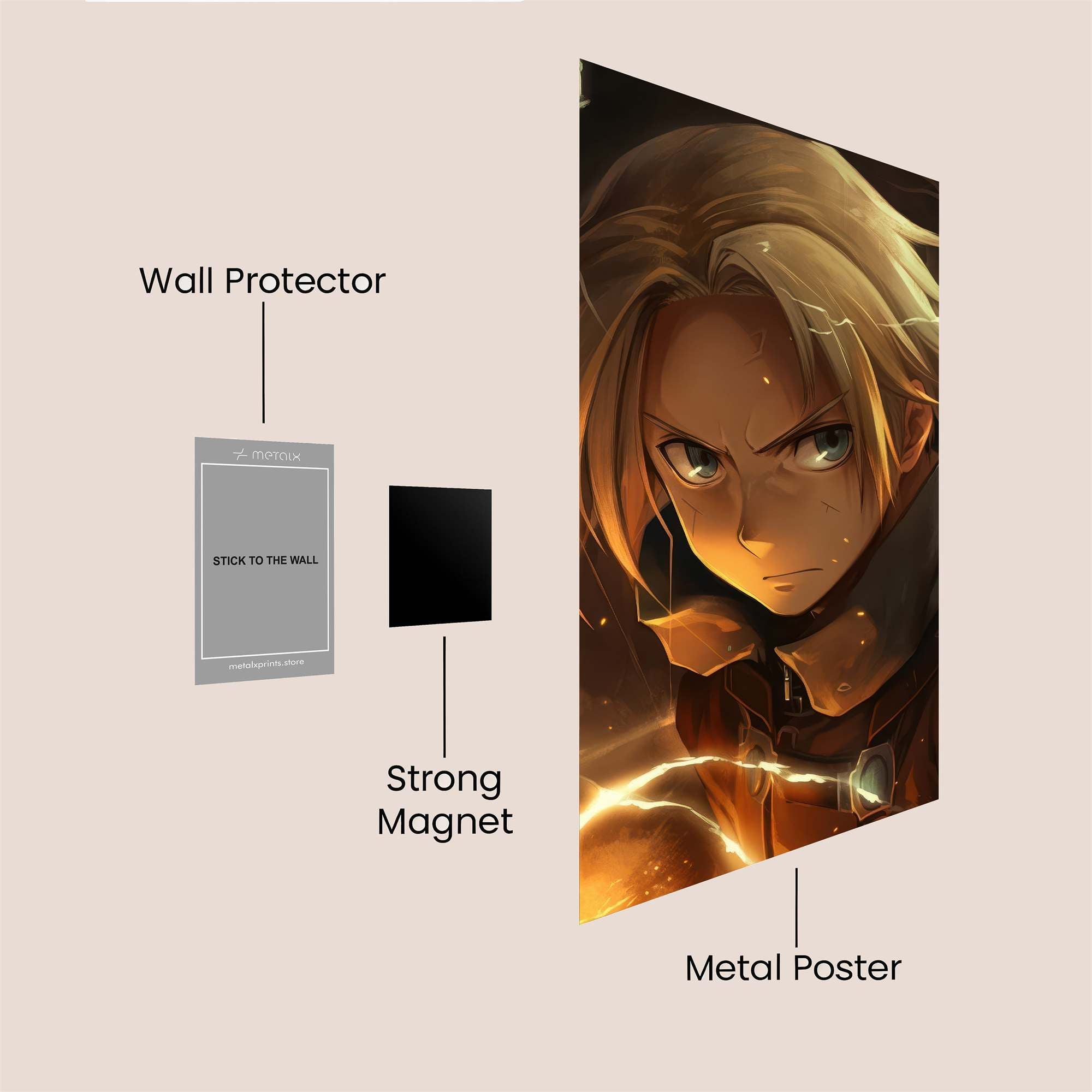 Eren Fierce Safe Wall Magnetic / M