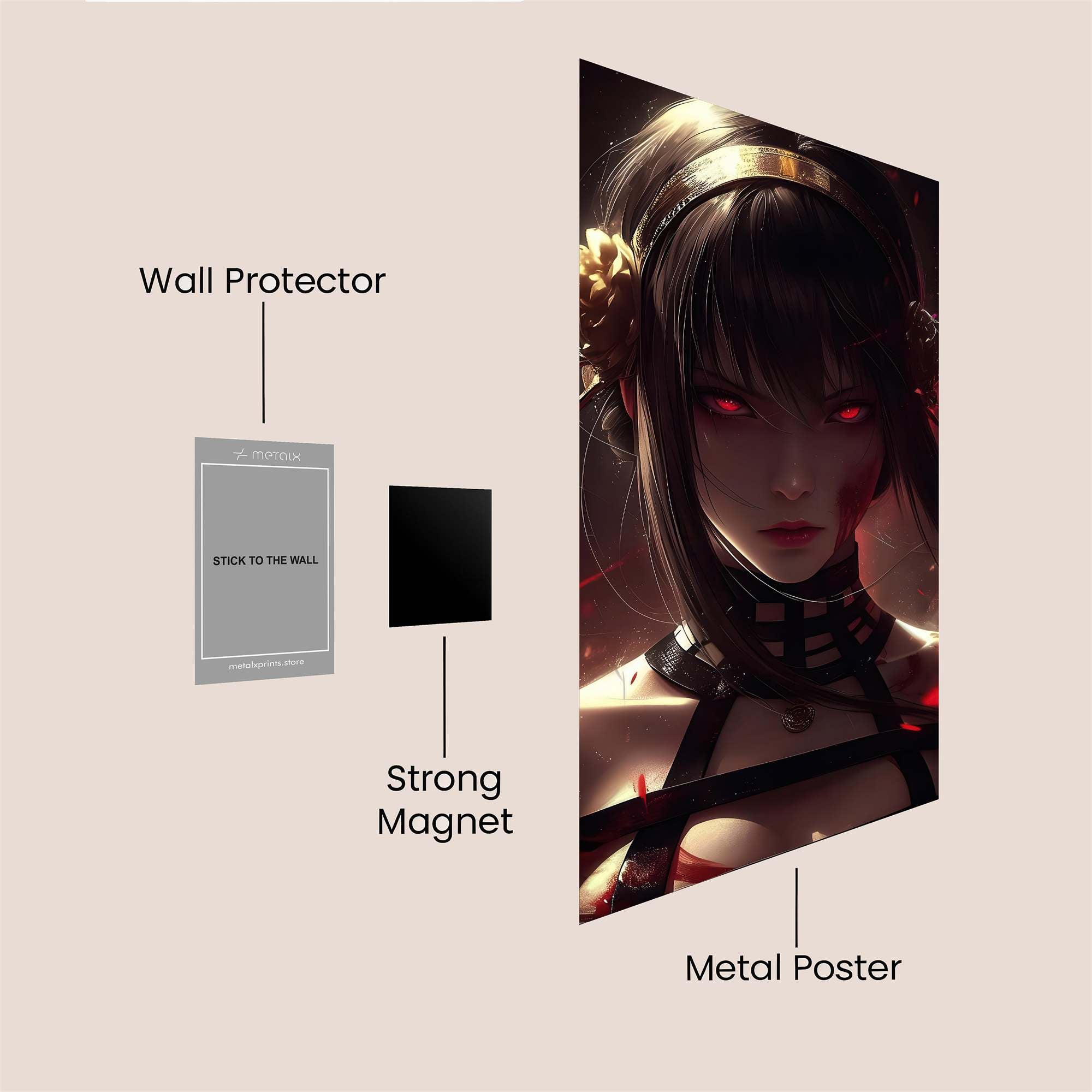 Demoness Enigma Safe Wall Magnetic / M