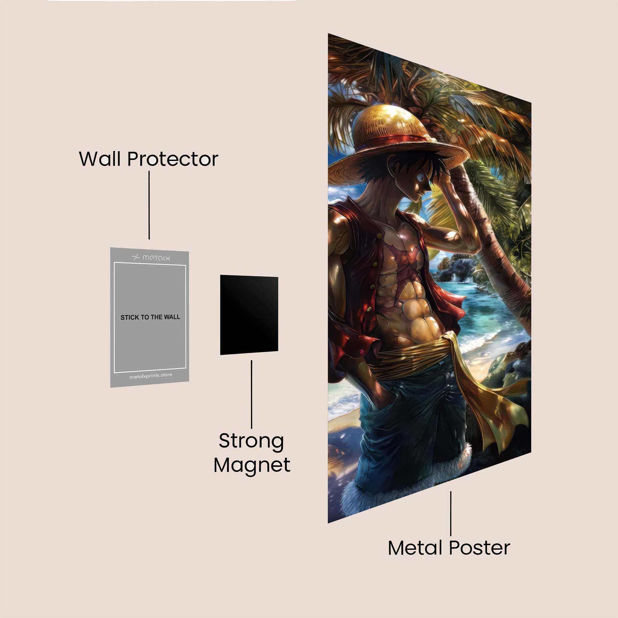 Luffy Serene Safe Wall Magnetic / M