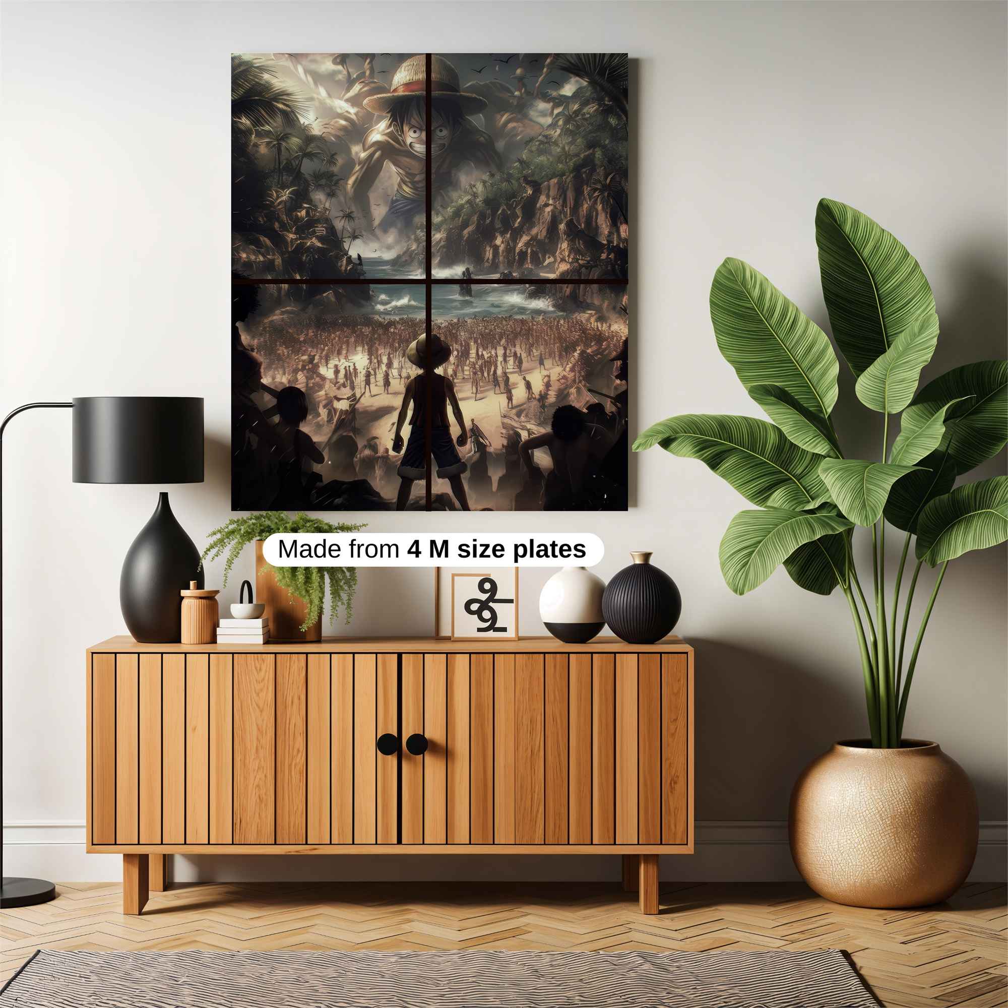 Luffy Ascendant Safe Wall Magnetic / M