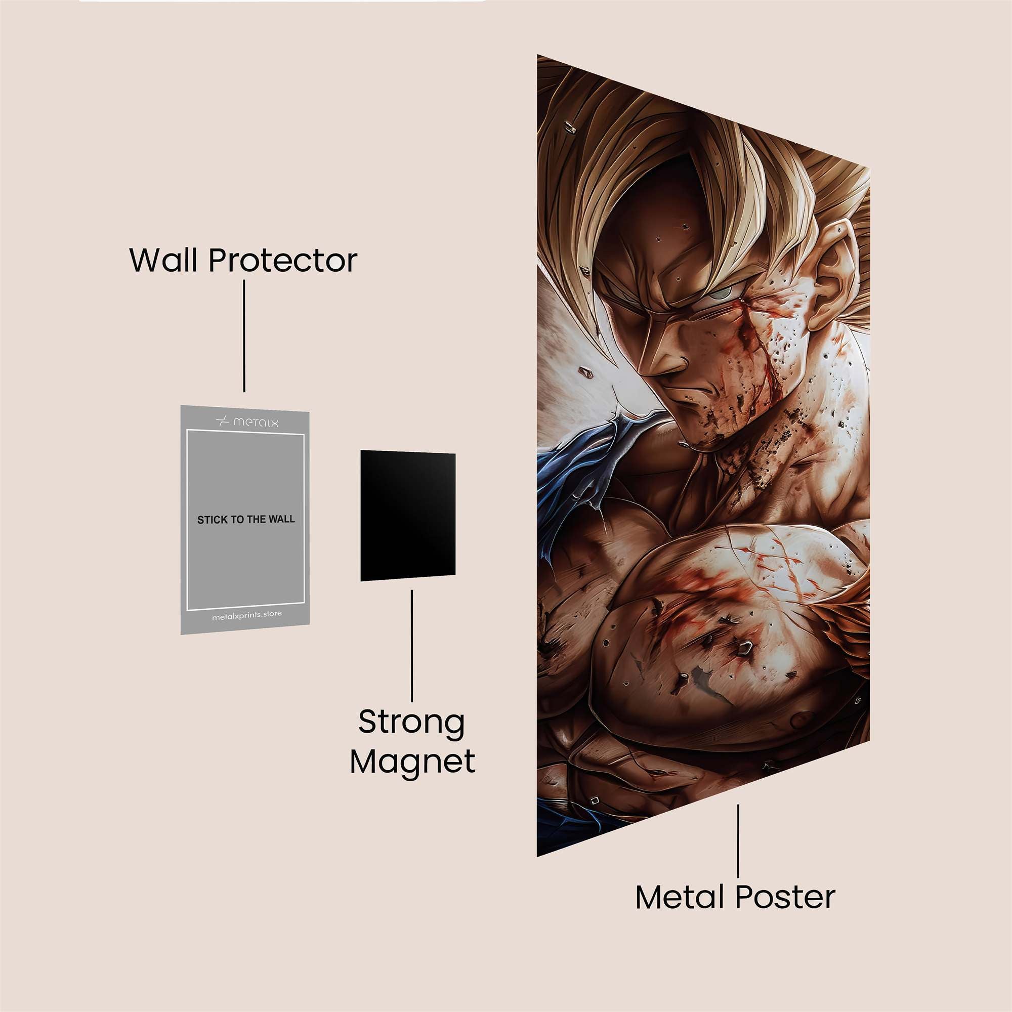 Goku Resolute Safe Wall Magnetic / M